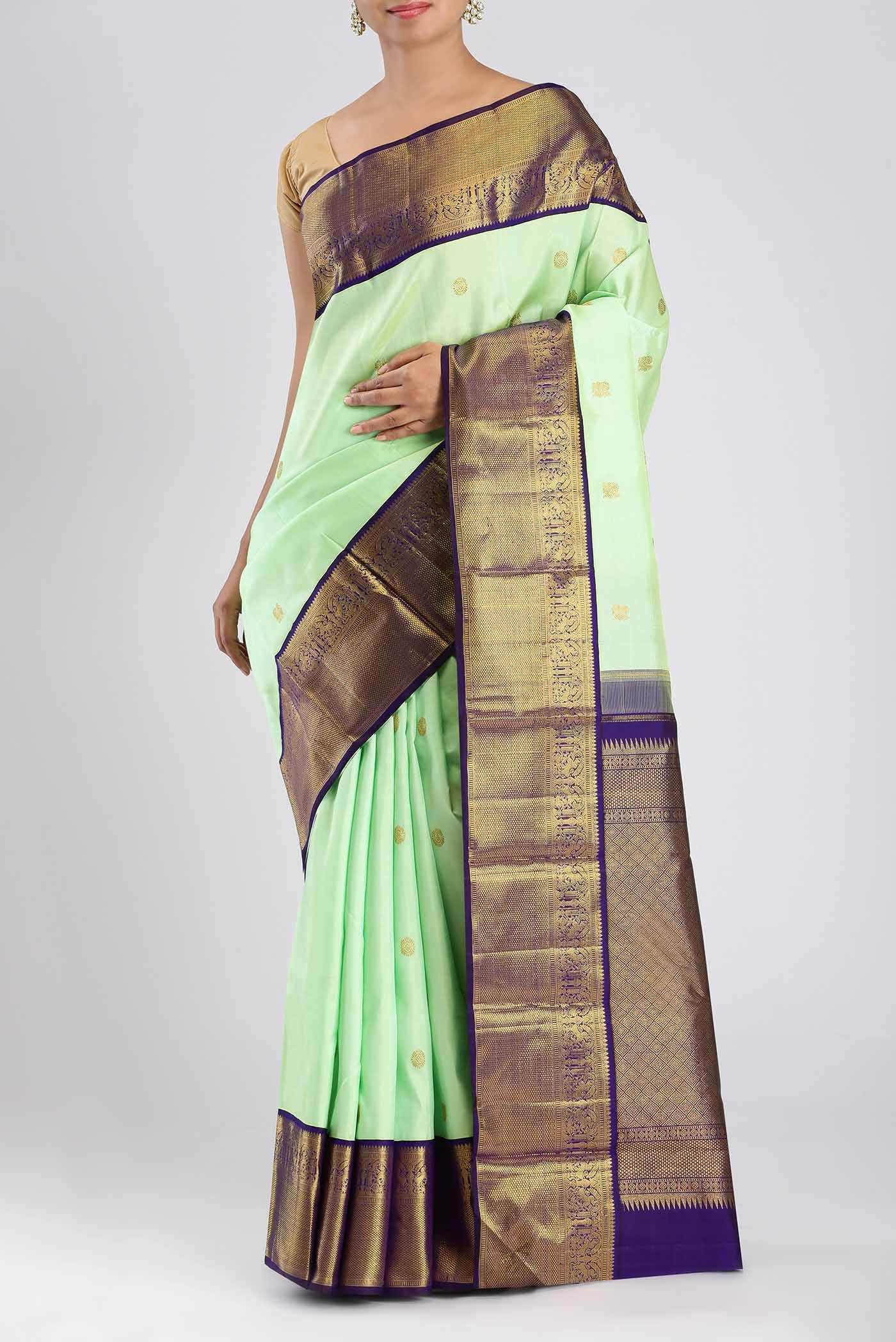 Green Kanchipuram Silk Saree
