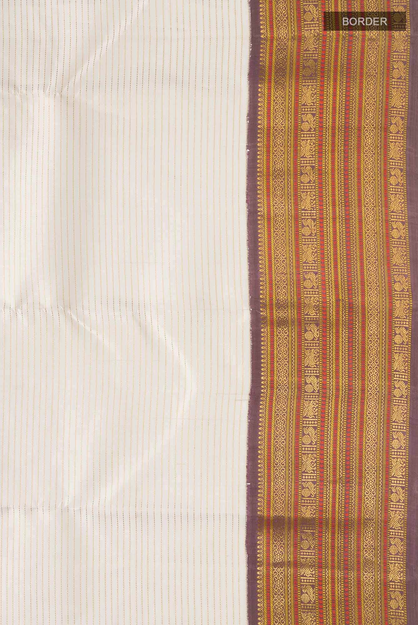 Blue Kanchipuram Silk Saree