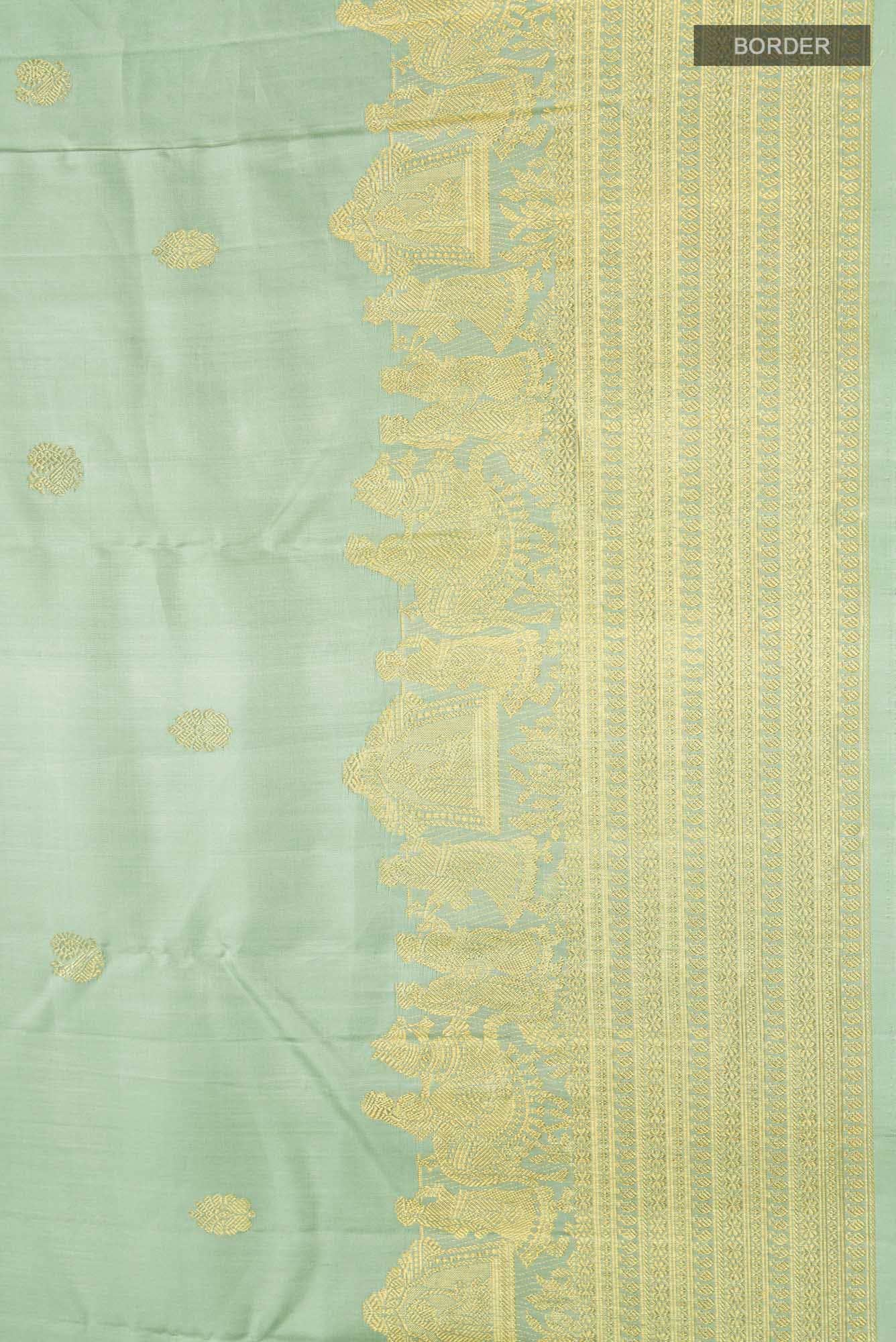 Green Kanchipuram Silk Saree