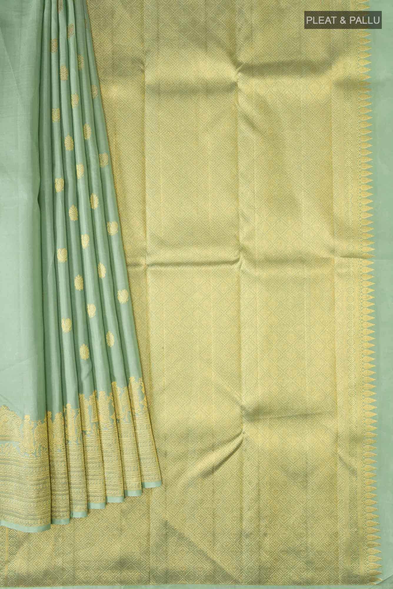 Green Kanchipuram Silk Saree
