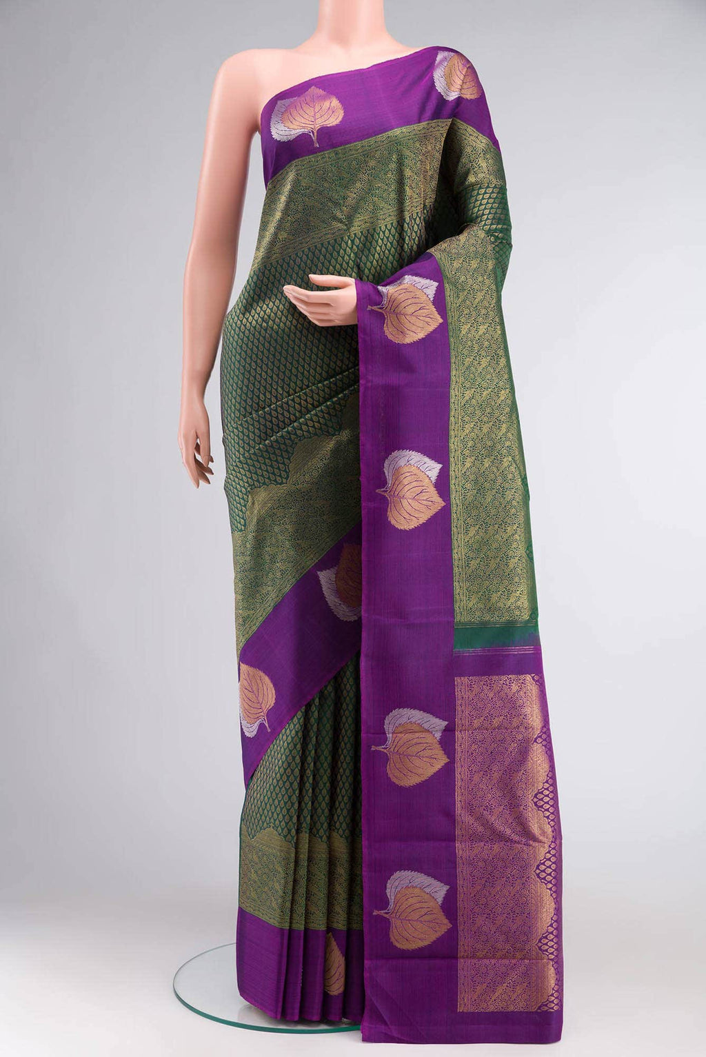 Green Kanchipuram Silk Saree