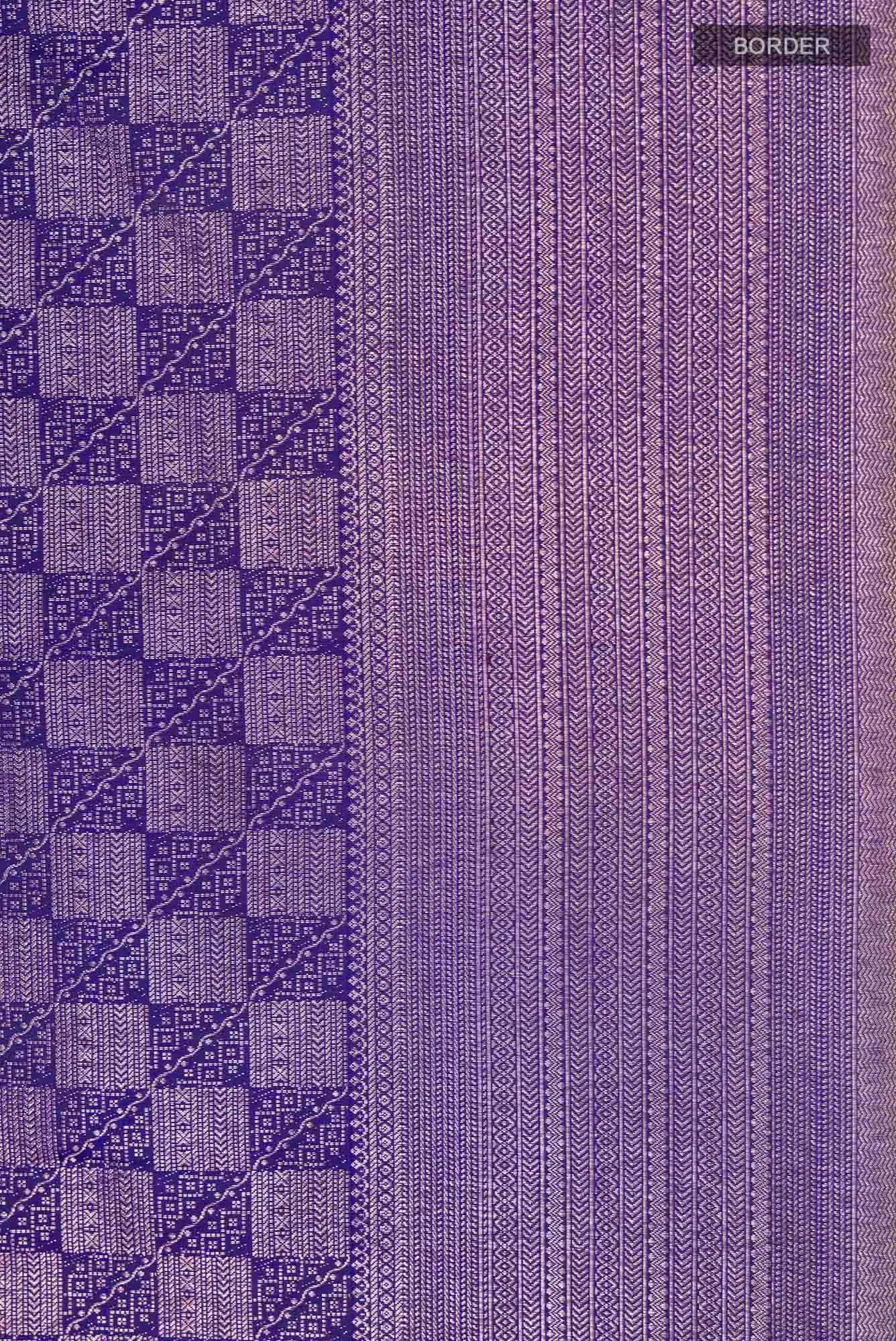 Blue Kanchipuram Silk Saree