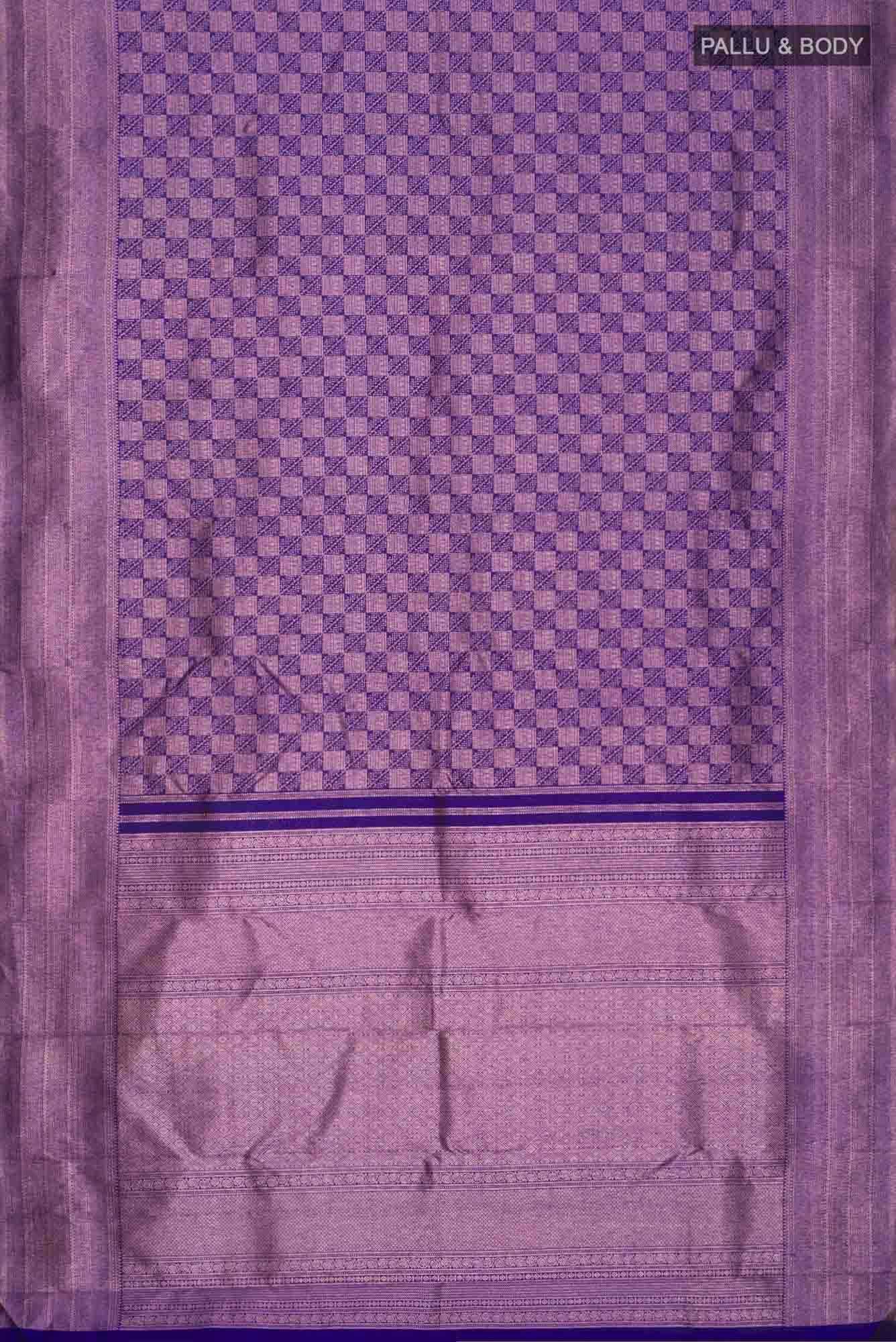 Blue Kanchipuram Silk Saree