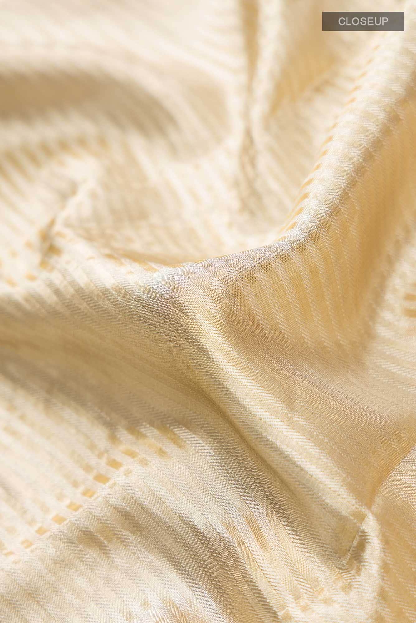Gold Kanchipuram Tissue Silk Saree