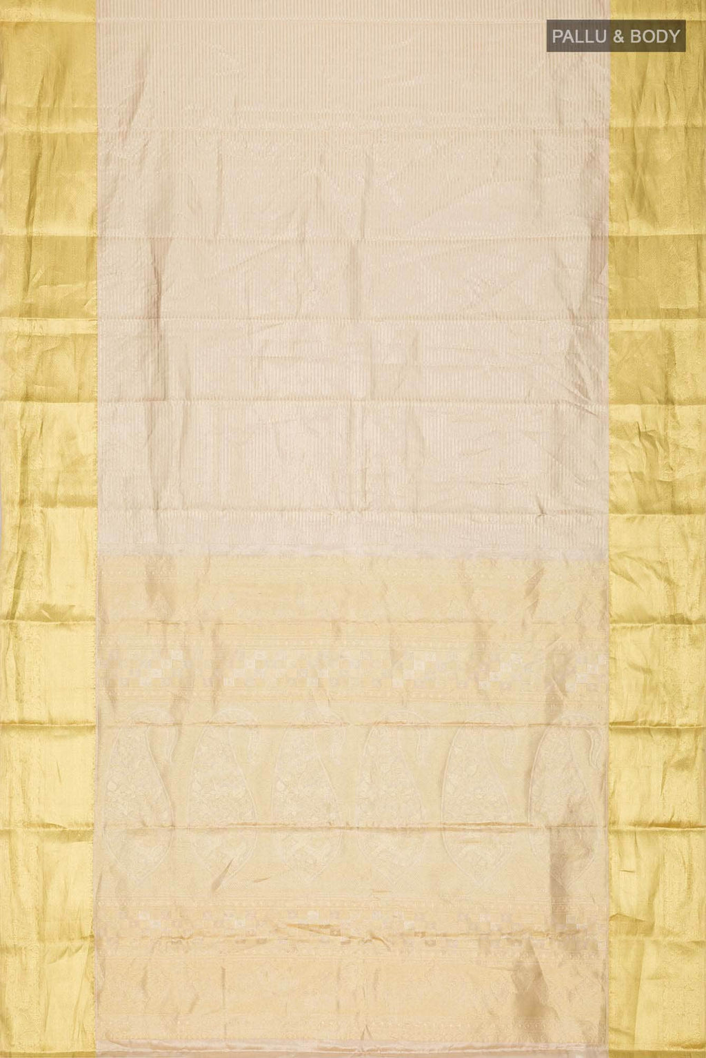 Gold Kanchipuram Tissue Silk Saree