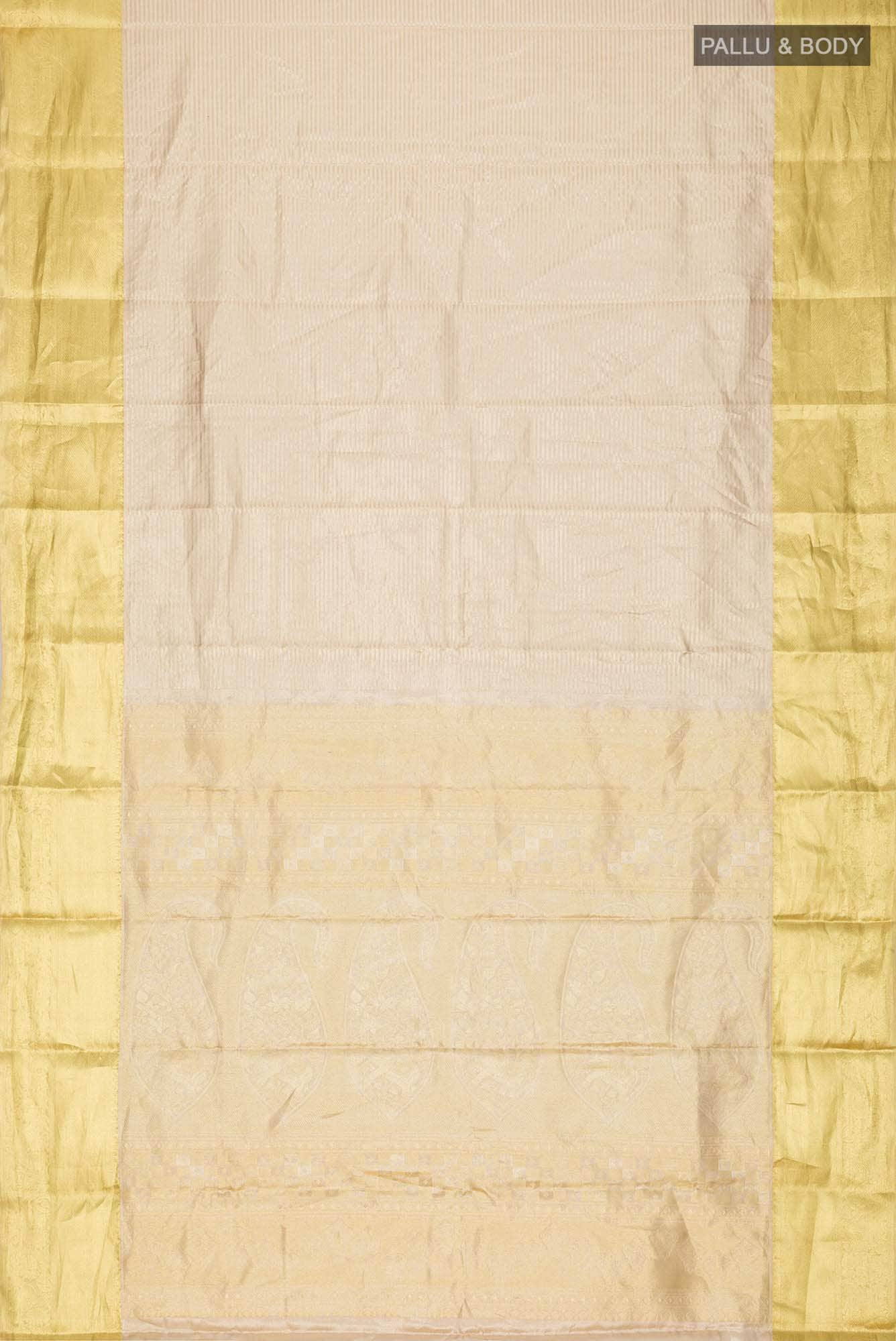 Gold Kanchipuram Tissue Silk Saree