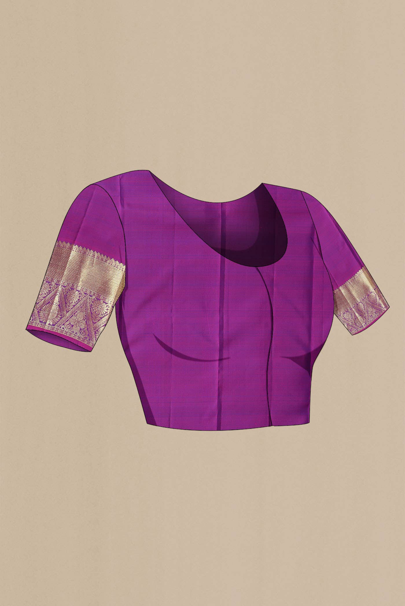 Blue Kanchipuram Silk Saree