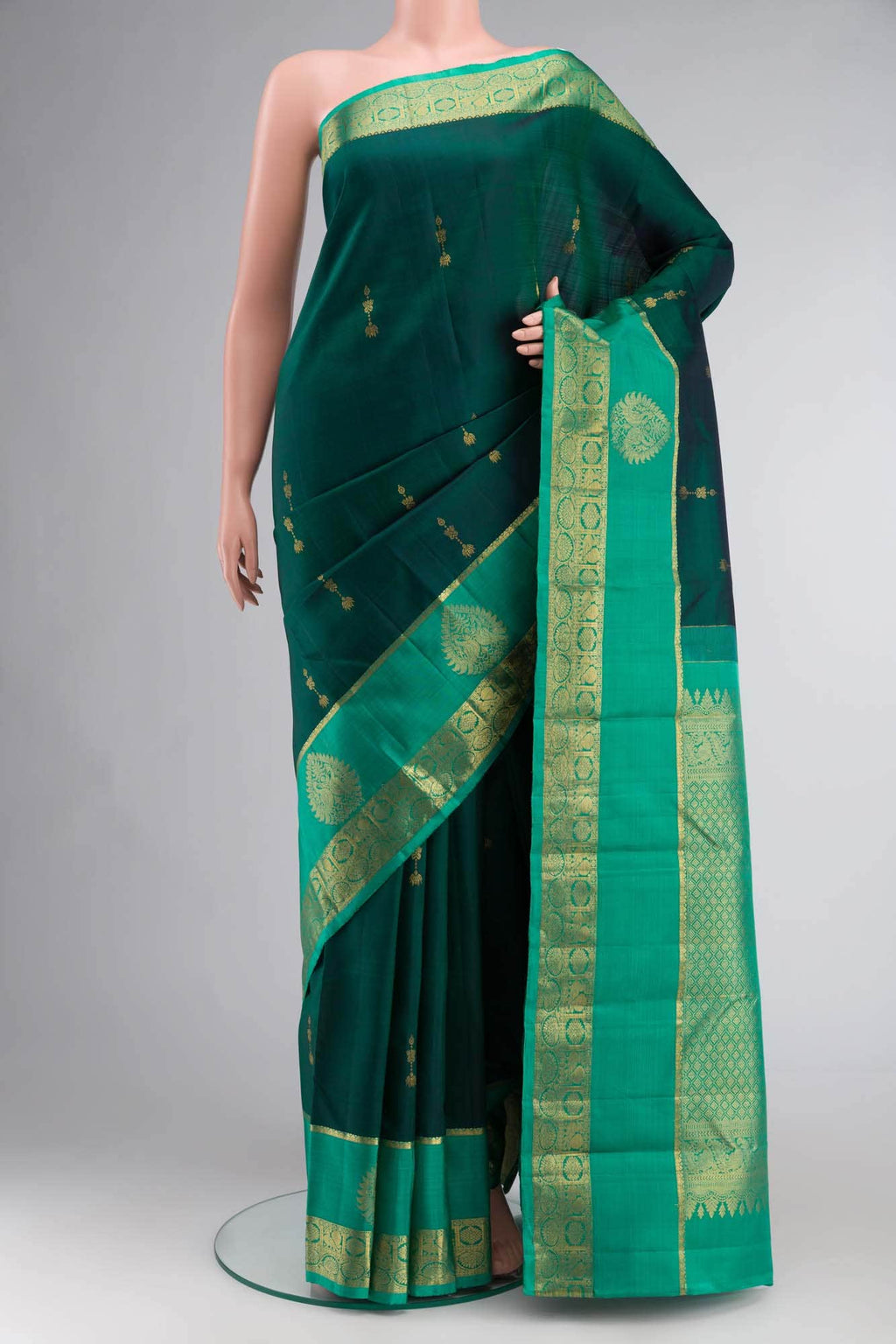 Green Kanchipuram Silk Saree