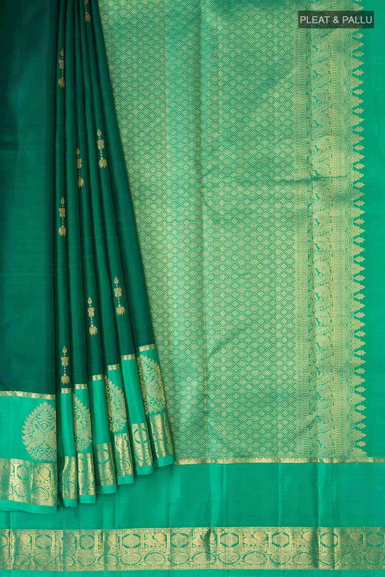 Green Kanchipuram Silk Saree