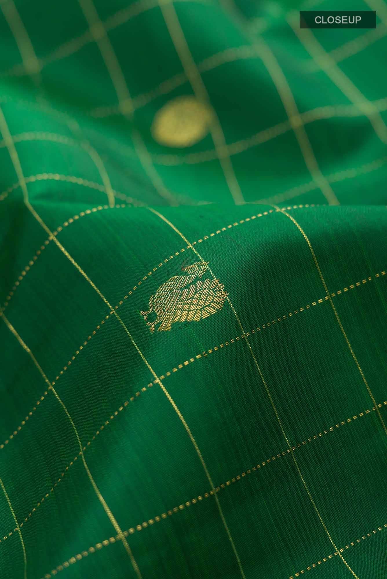 Green Kanchipuram Silk Saree