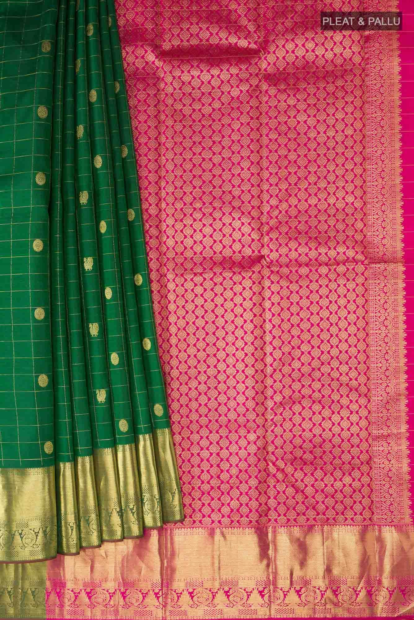 Green Kanchipuram Silk Saree
