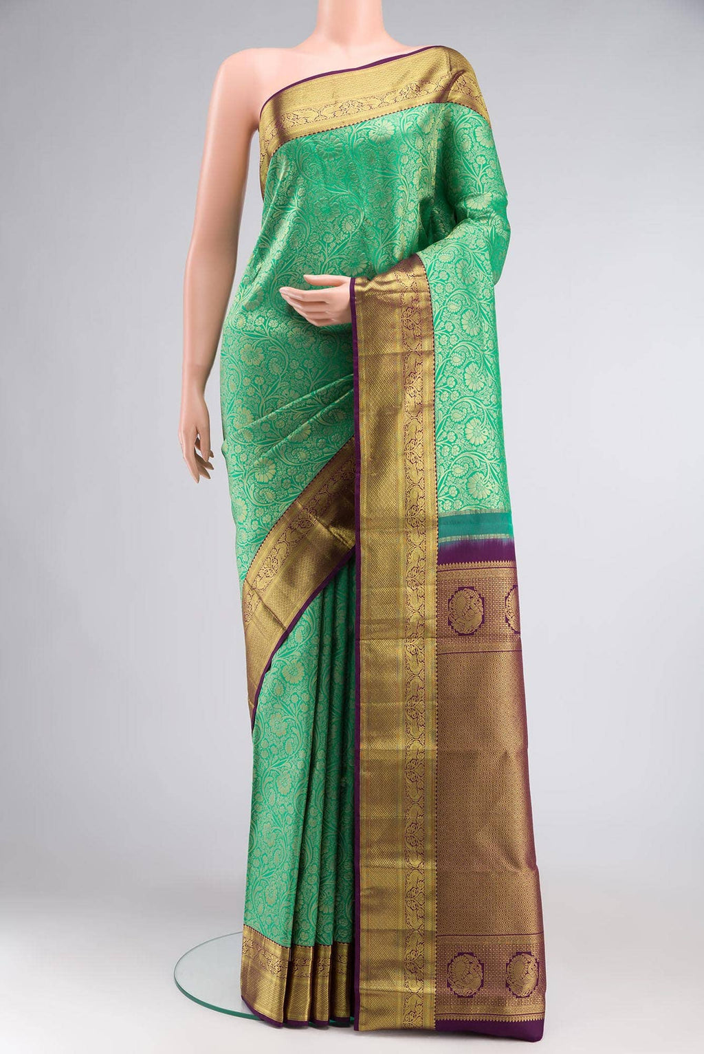 Green Kanchipuram Silk Saree