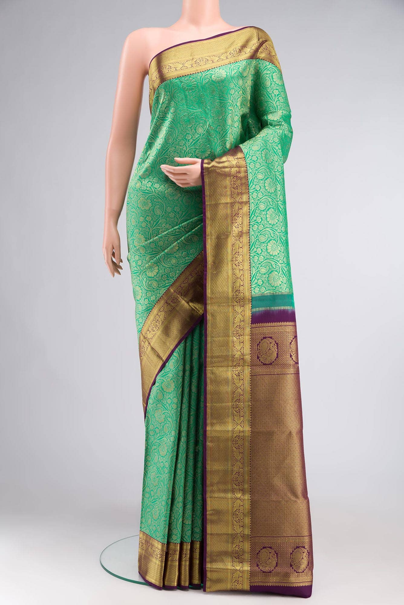Green Kanchipuram Silk Saree