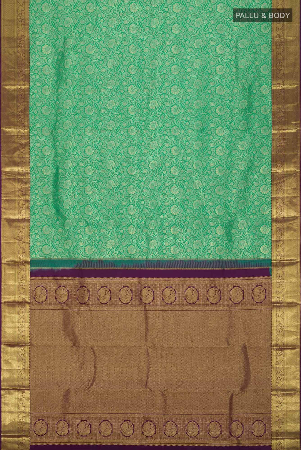 Green Kanchipuram Silk Saree