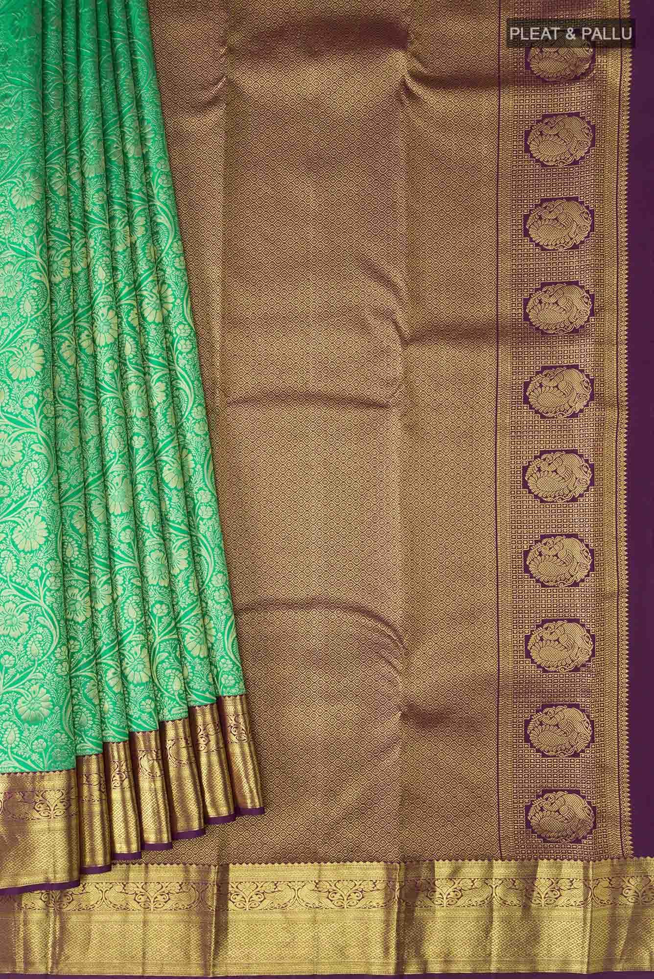 Green Kanchipuram Silk Saree