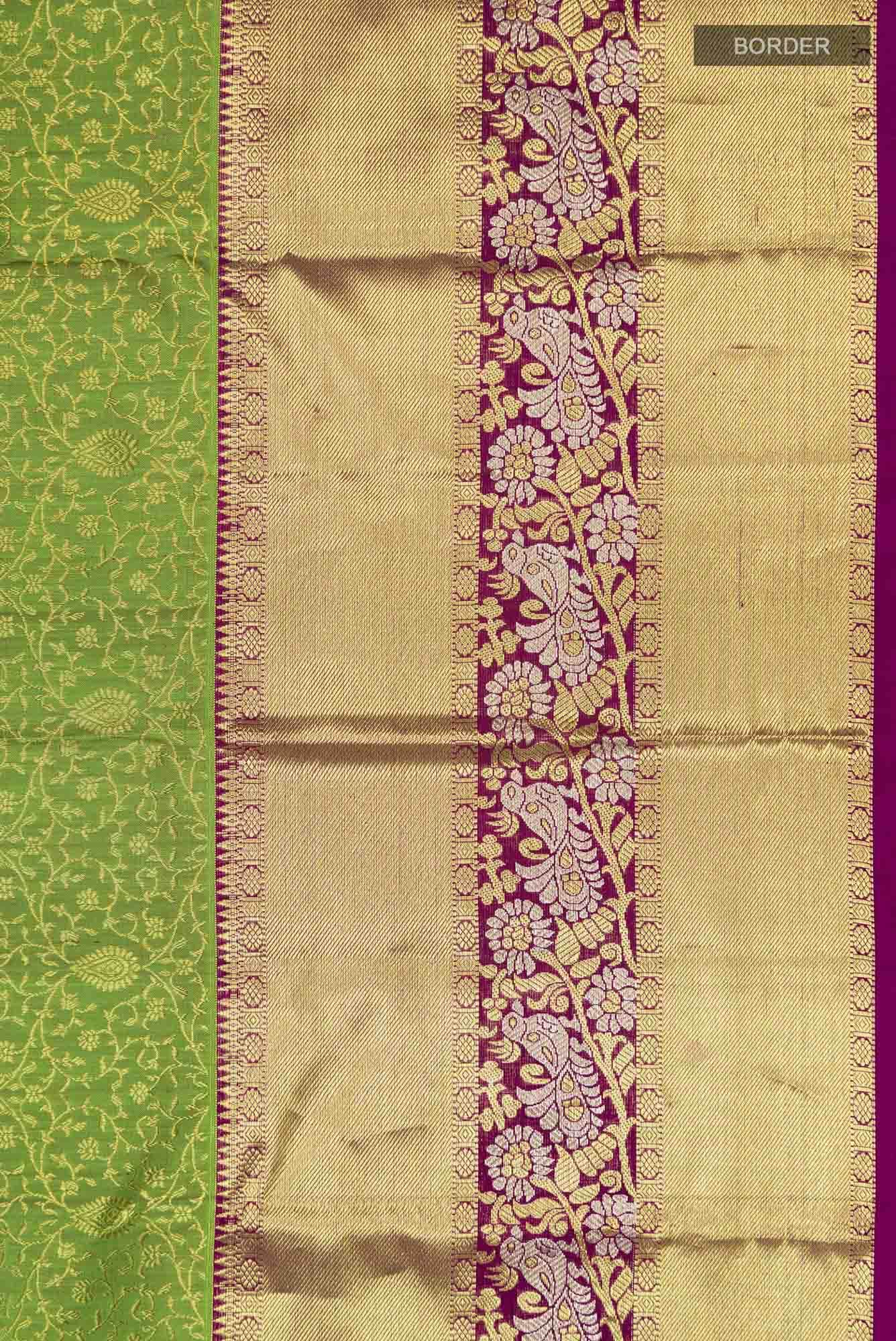 Green Kanchipuram Silk Saree
