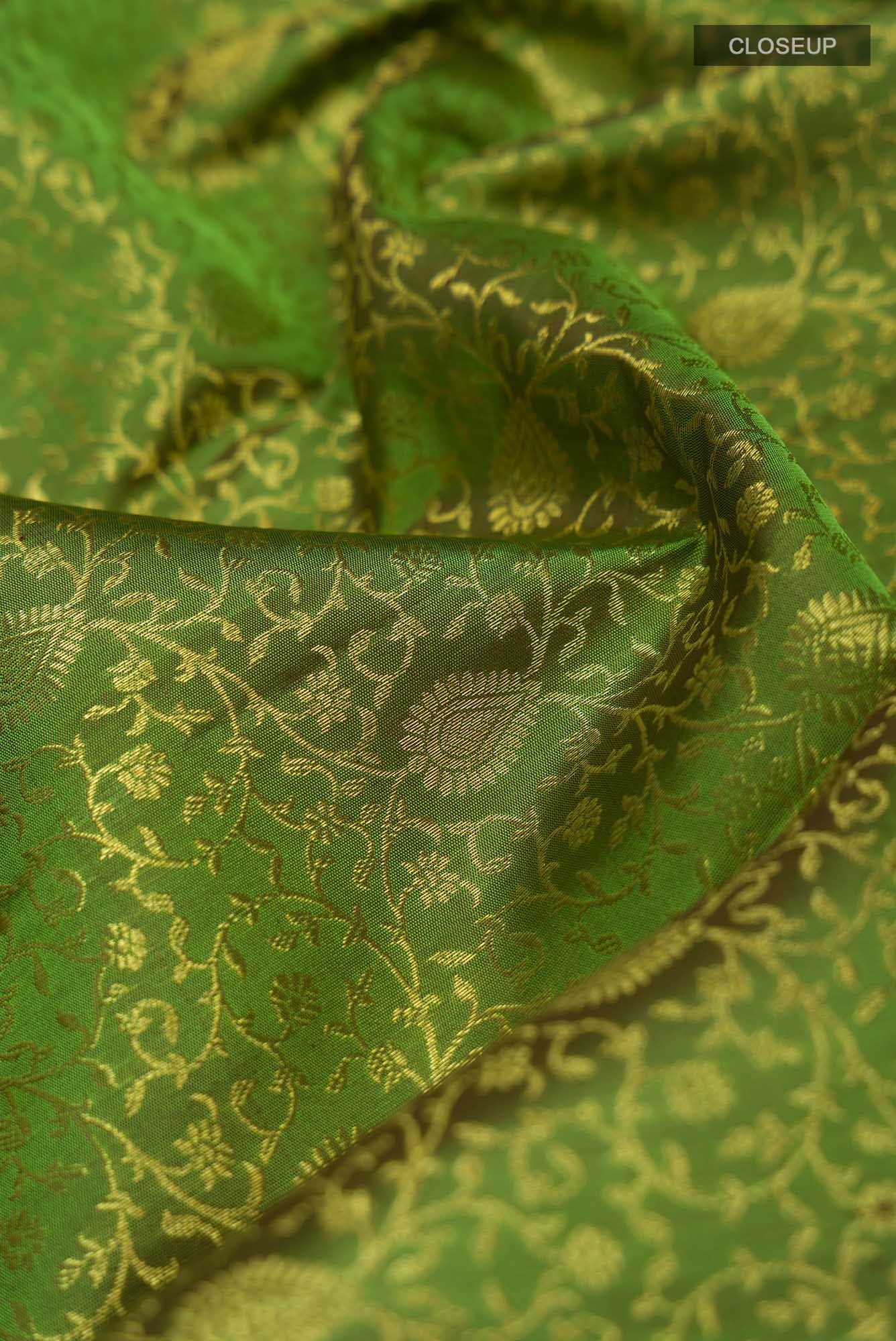 Green Kanchipuram Silk Saree