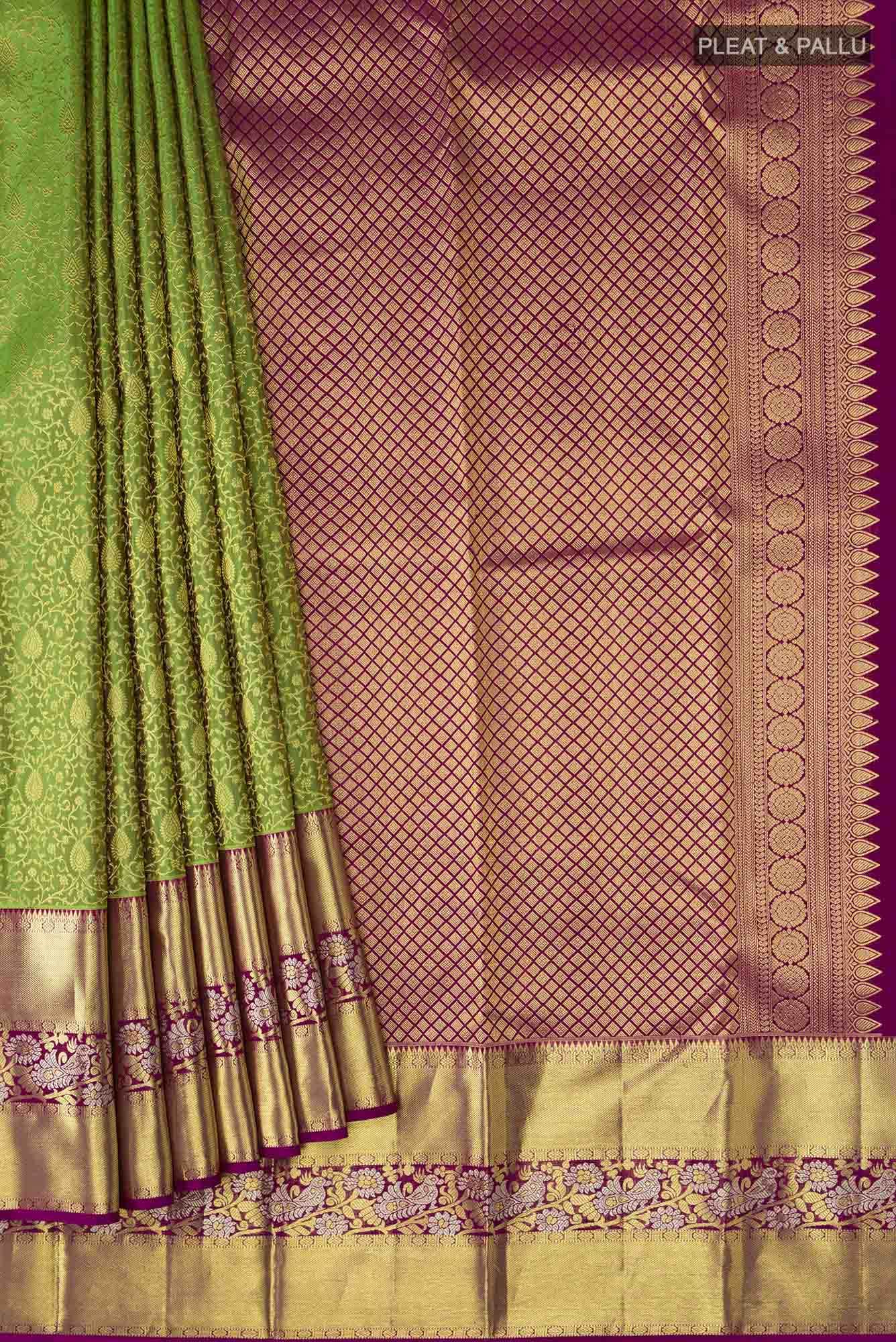 Green Kanchipuram Silk Saree