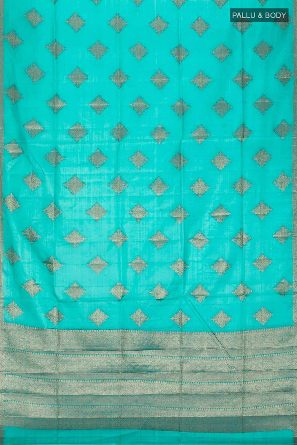 Green Banarasi Raw Silk Saree