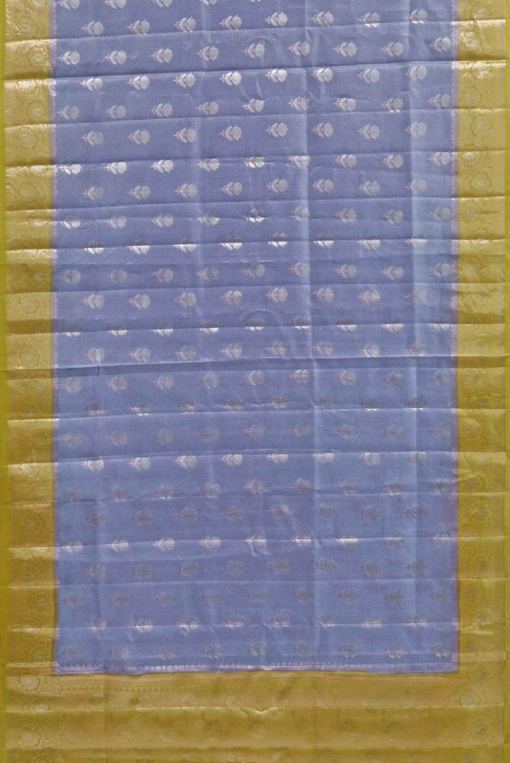 Lilac Banarasi Raw Silk Saree