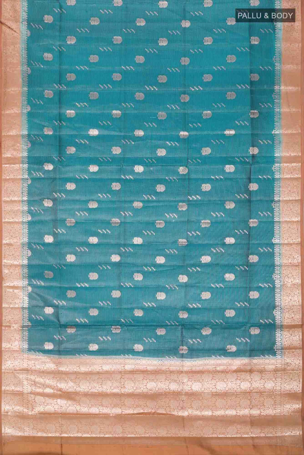 Blue Banarasi Raw Silk Saree