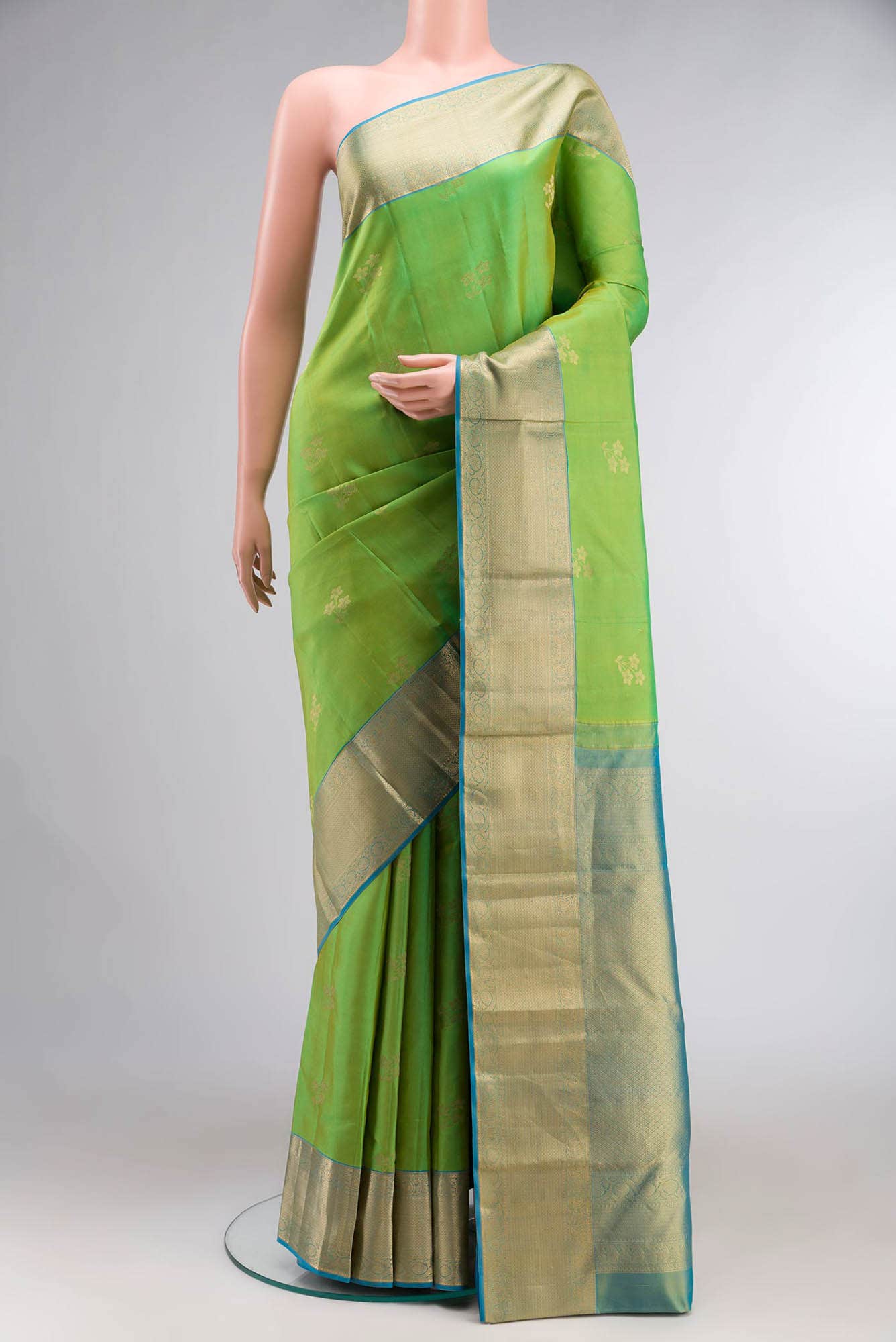 Green Kanchipuram Silk Saree