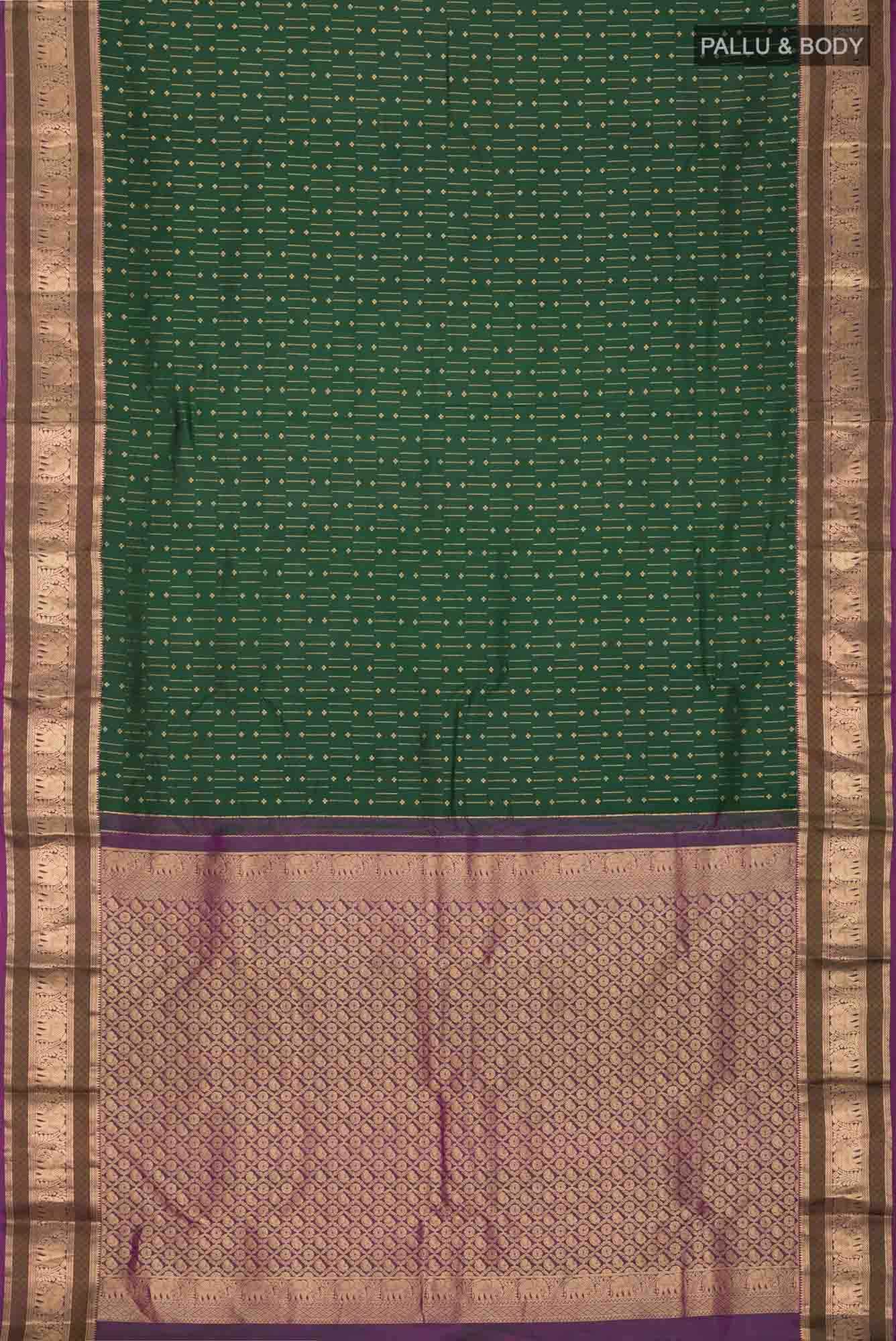 Green Kanchipuram Silk Saree