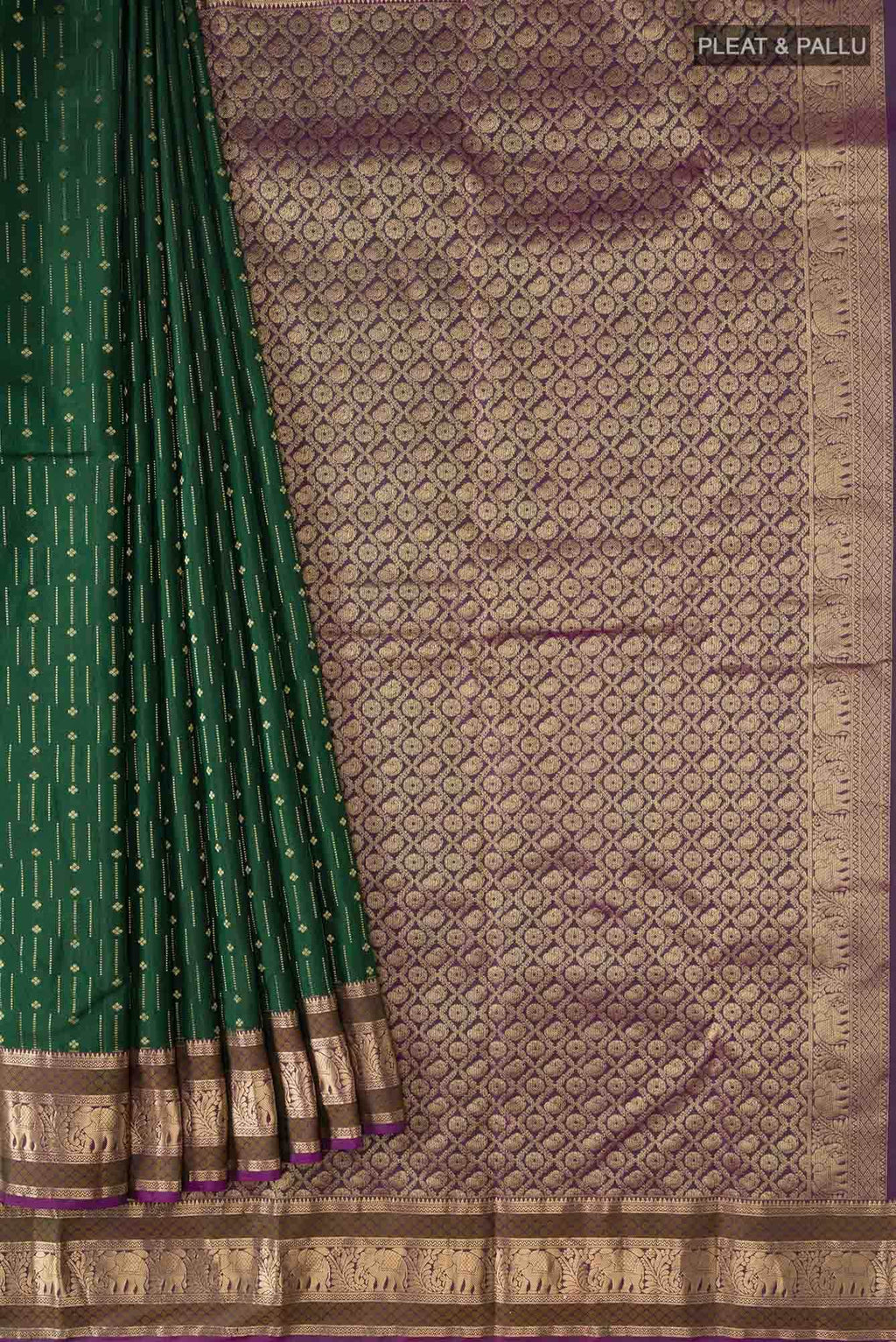 Green Kanchipuram Silk Saree