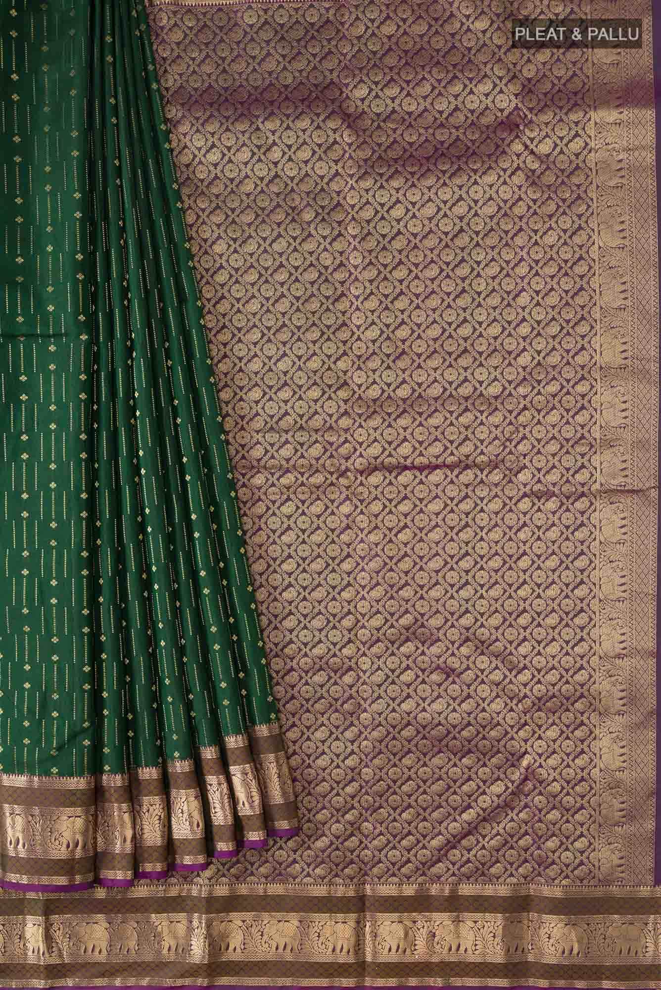 Green Kanchipuram Silk Saree