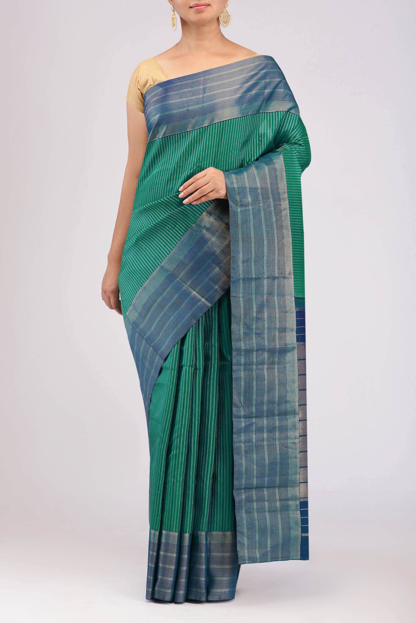 Green Kanchipuram Silk Saree