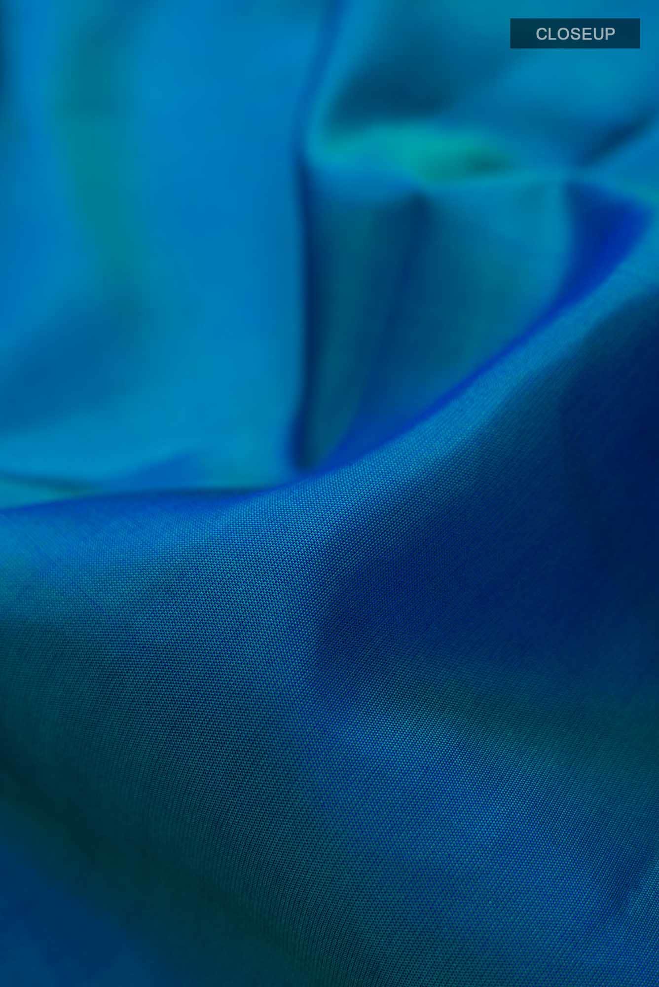 Blue Kanchipuram Silk Saree