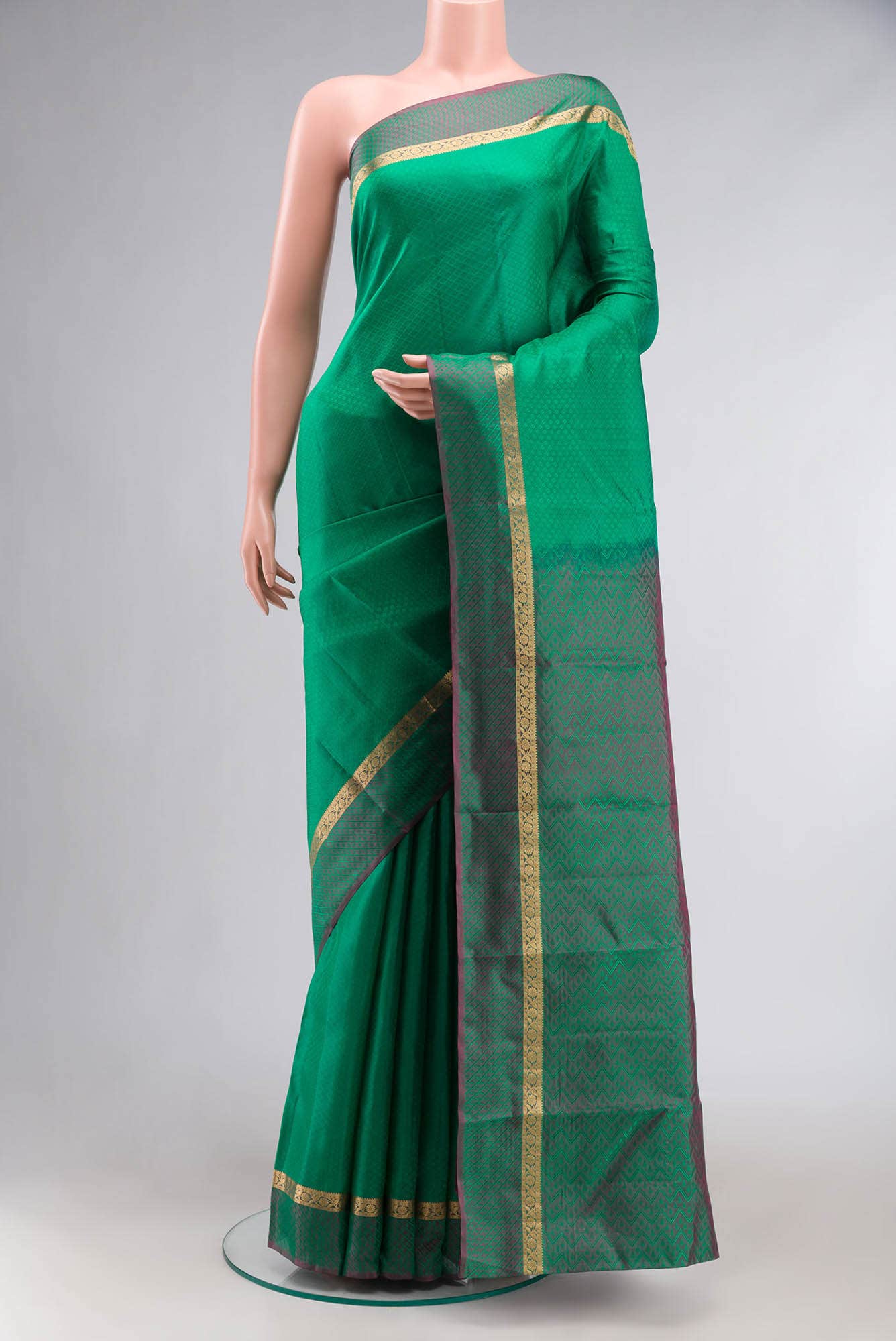 Green Kanchipuram Silk Saree