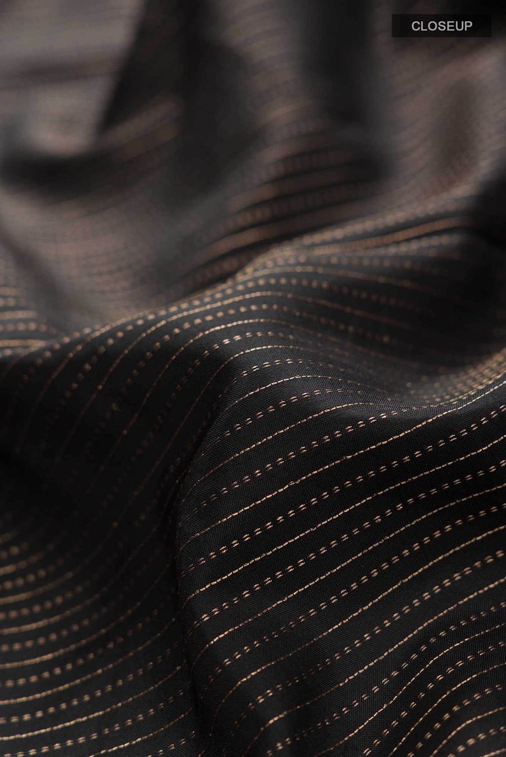 Black Kanchipuram Silk Saree