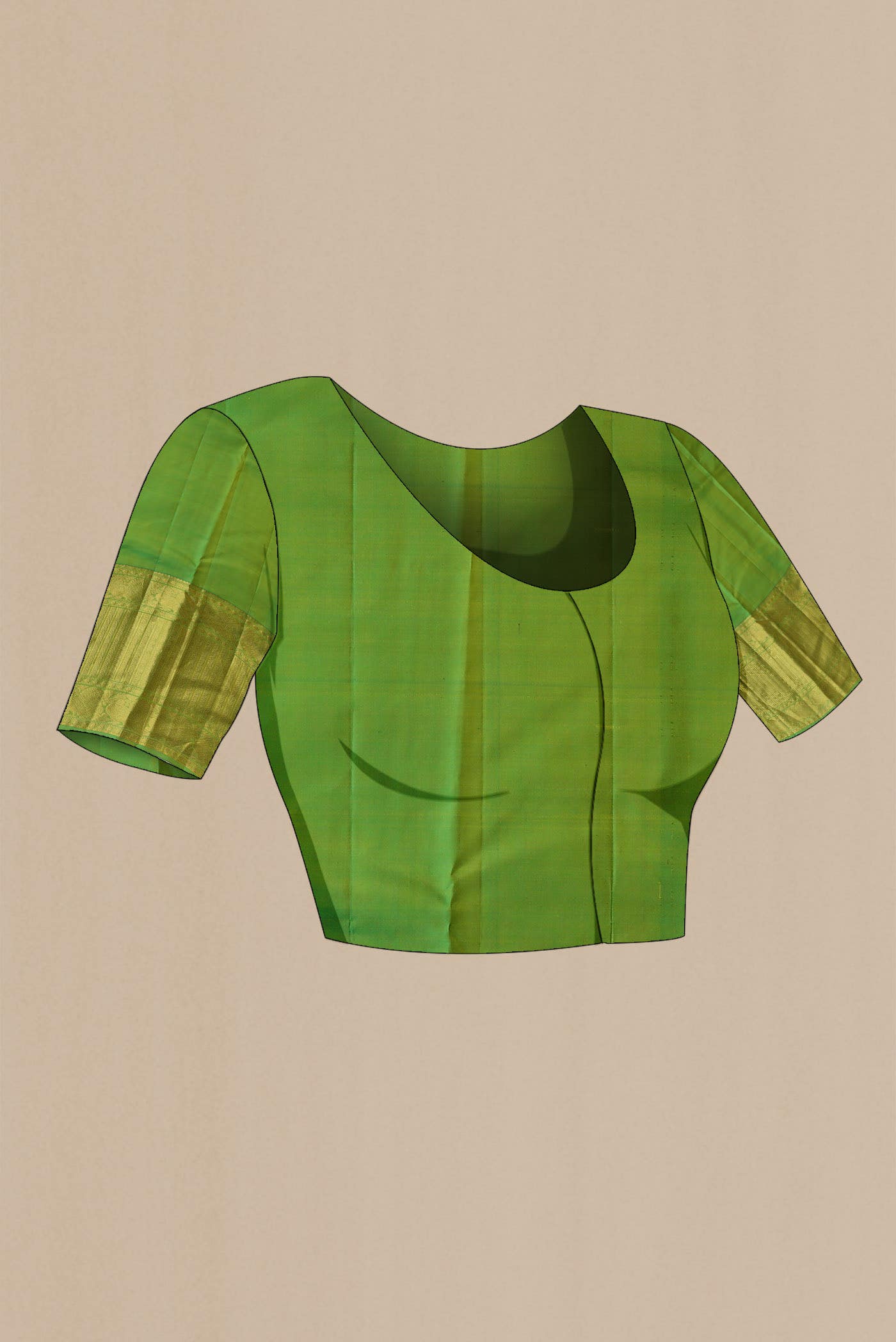 Green Kanchipuram Silk Saree
