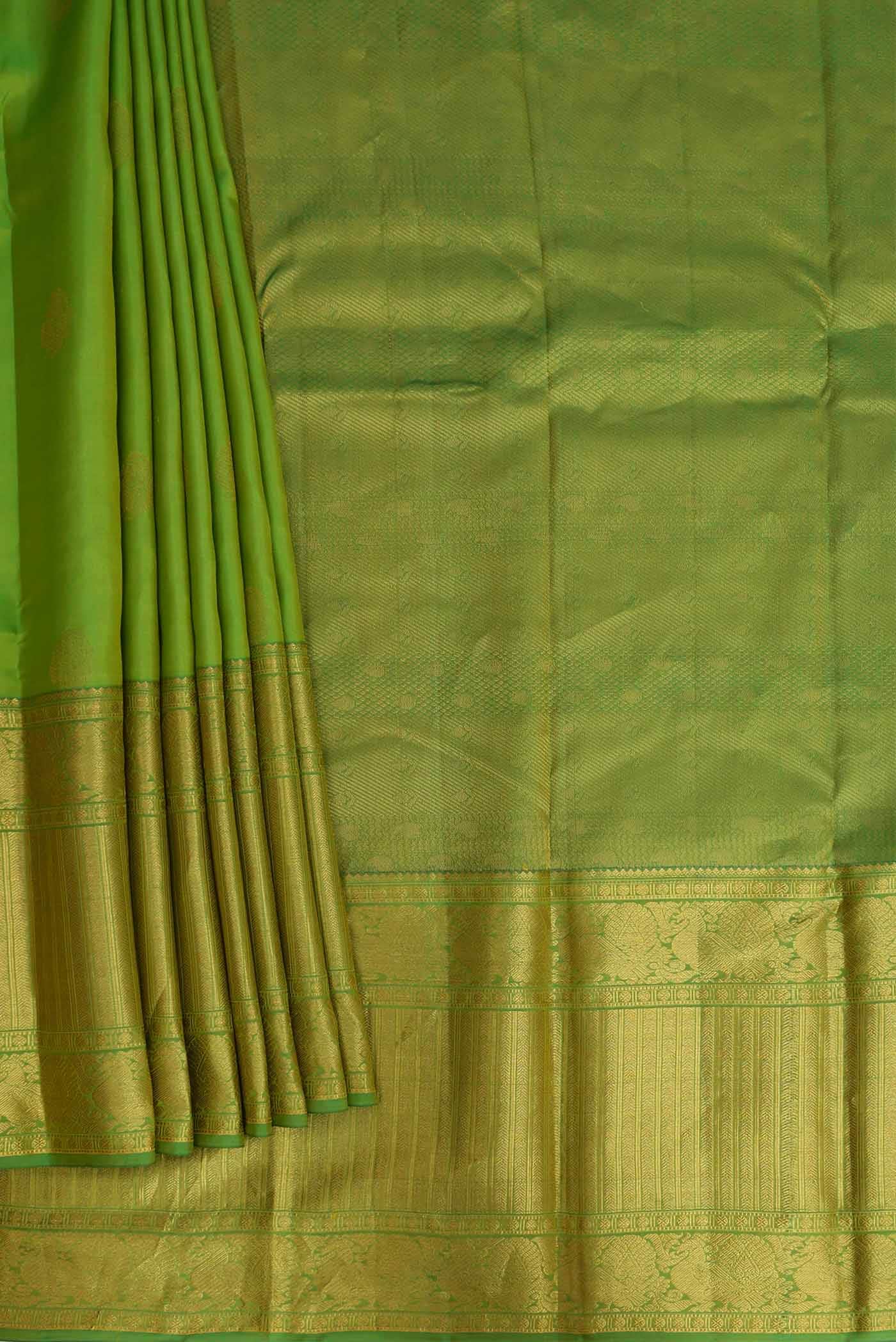 Green Kanchipuram Silk Saree
