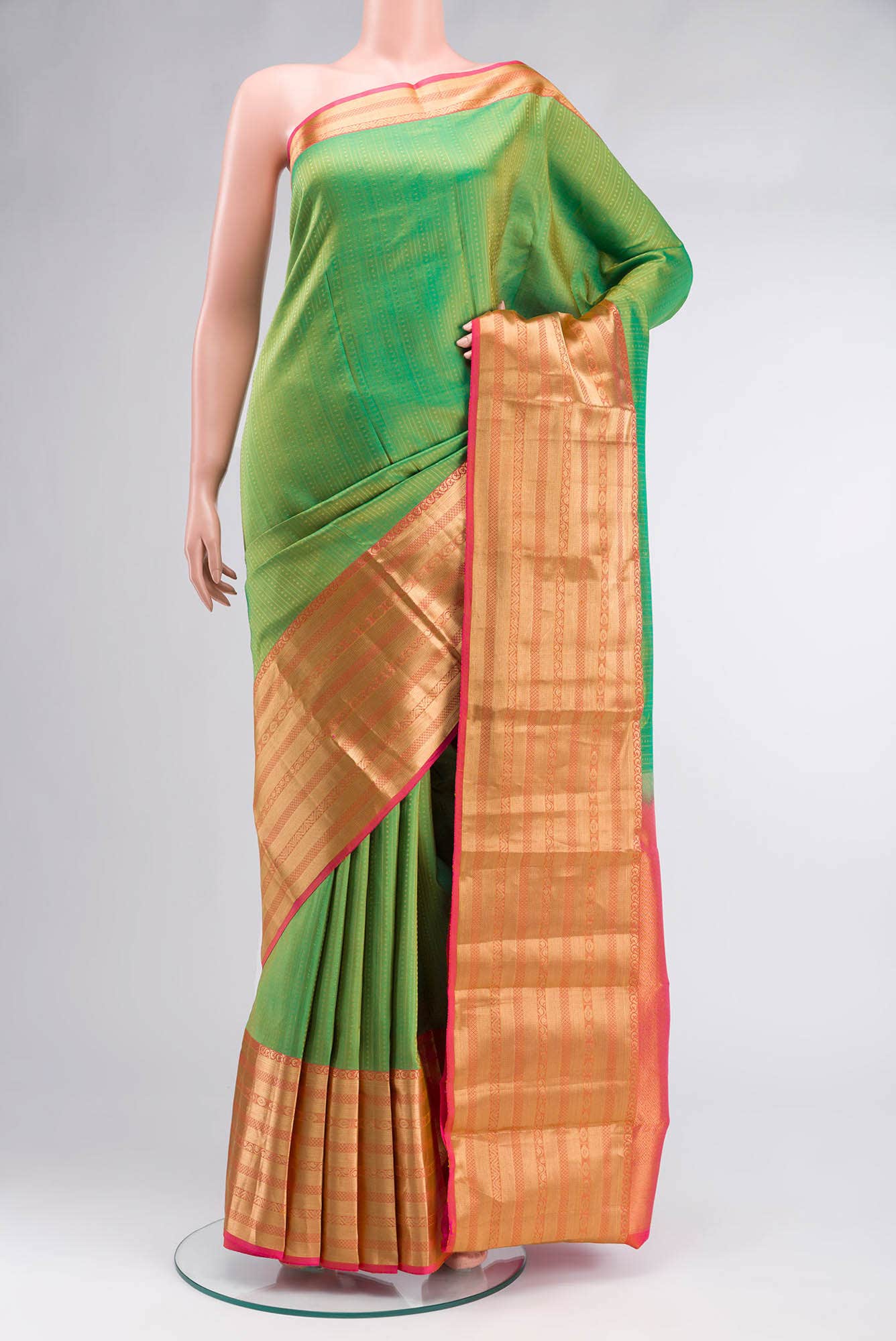 Green Kanchipuram Silk Saree