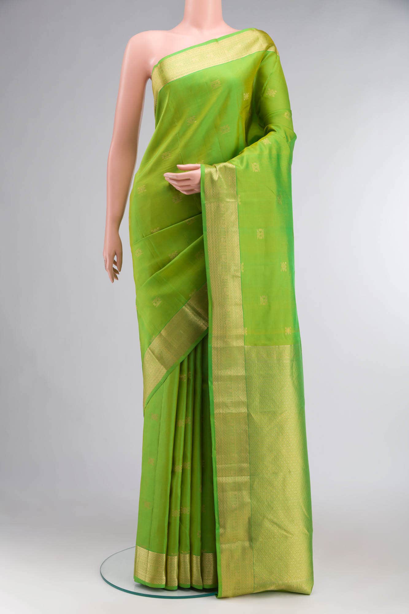 Green Kanchipuram Silk Saree