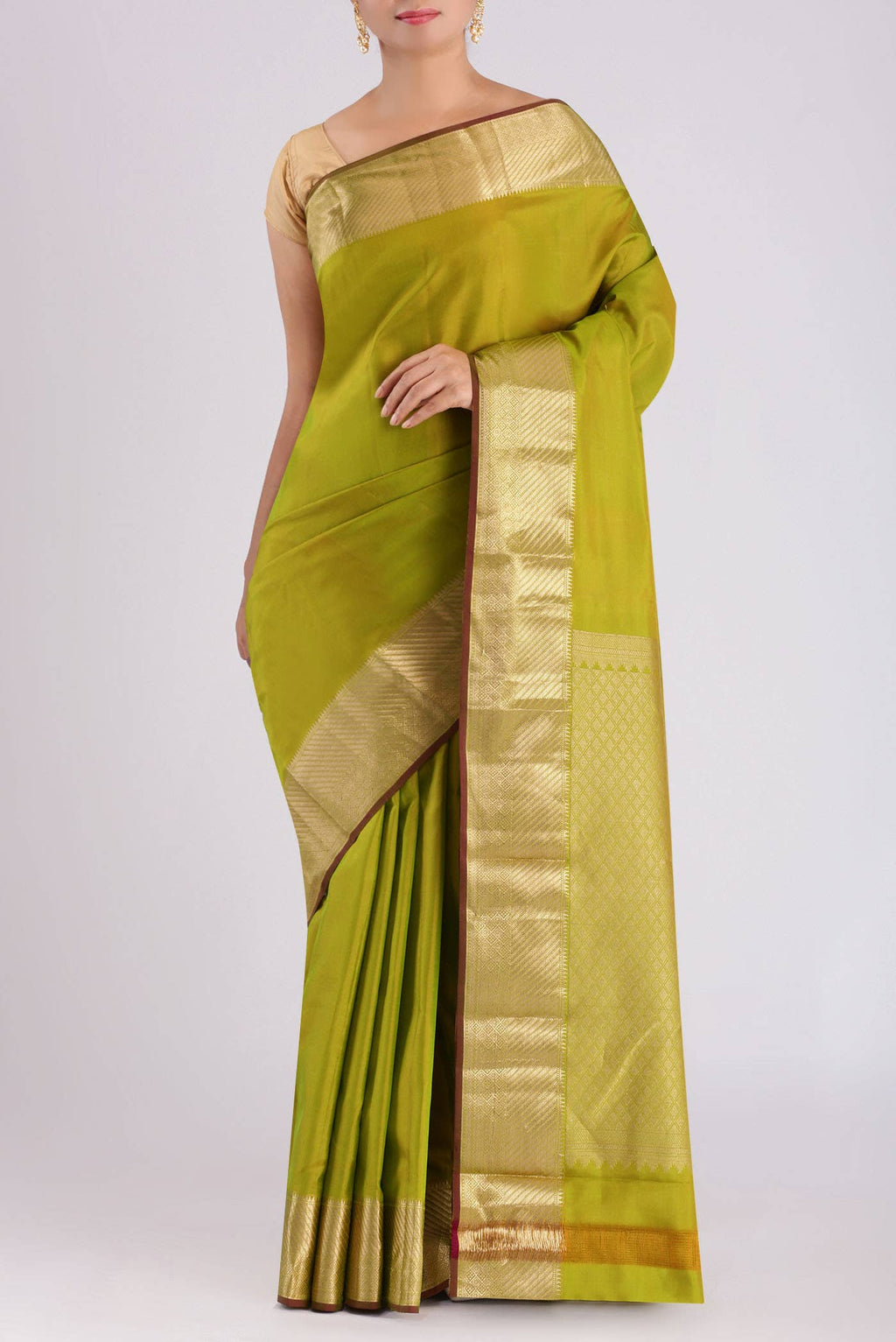 Green Kanchipuram Silk Saree