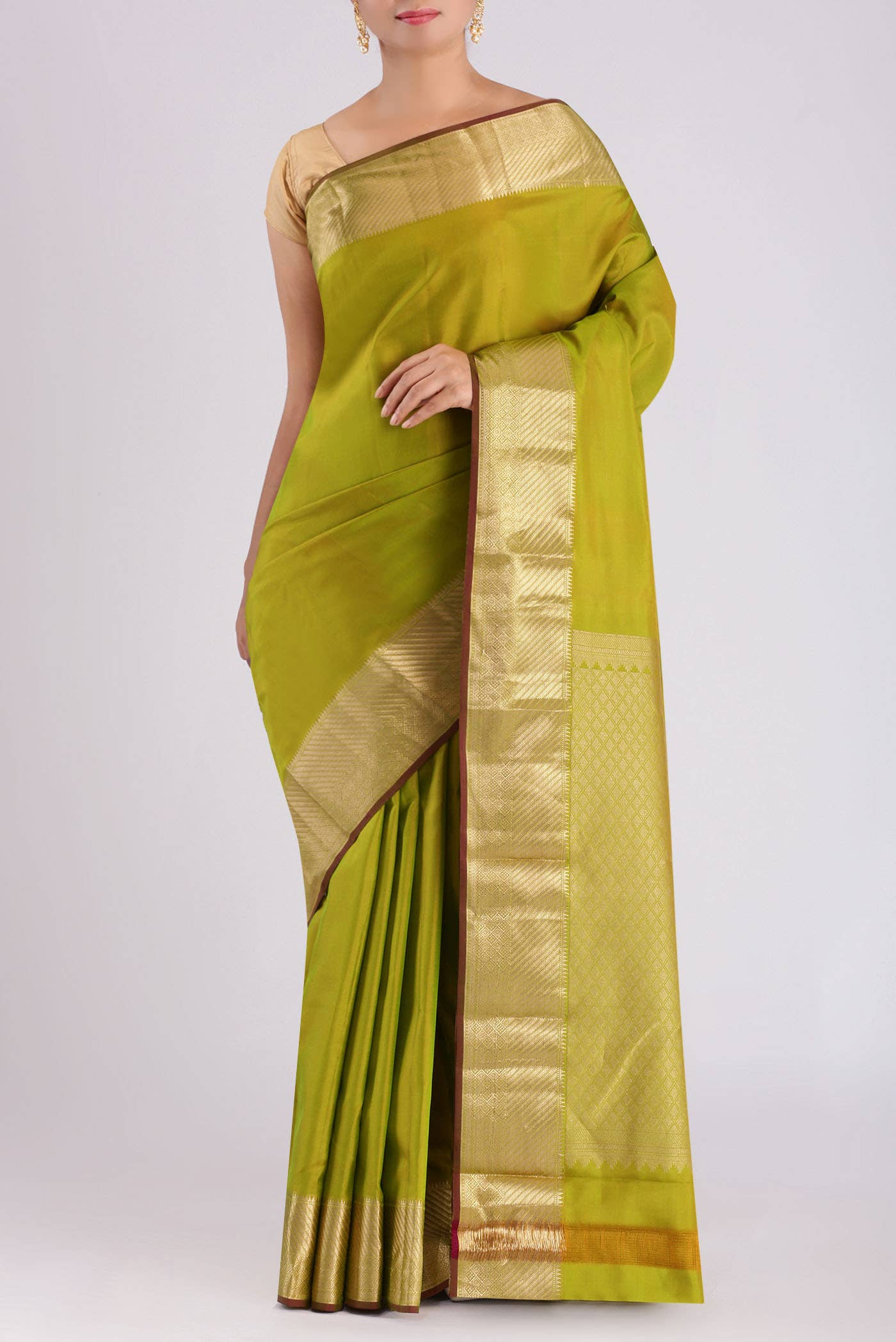 Green Kanchipuram Silk Saree