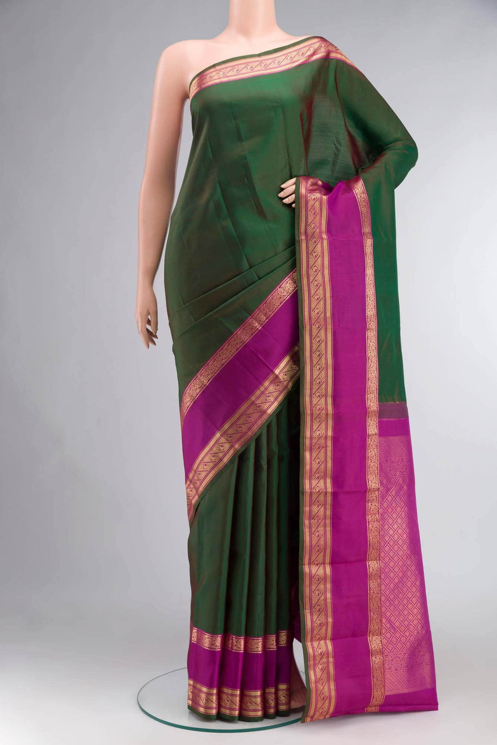 Green Kanchipuram Silk Saree