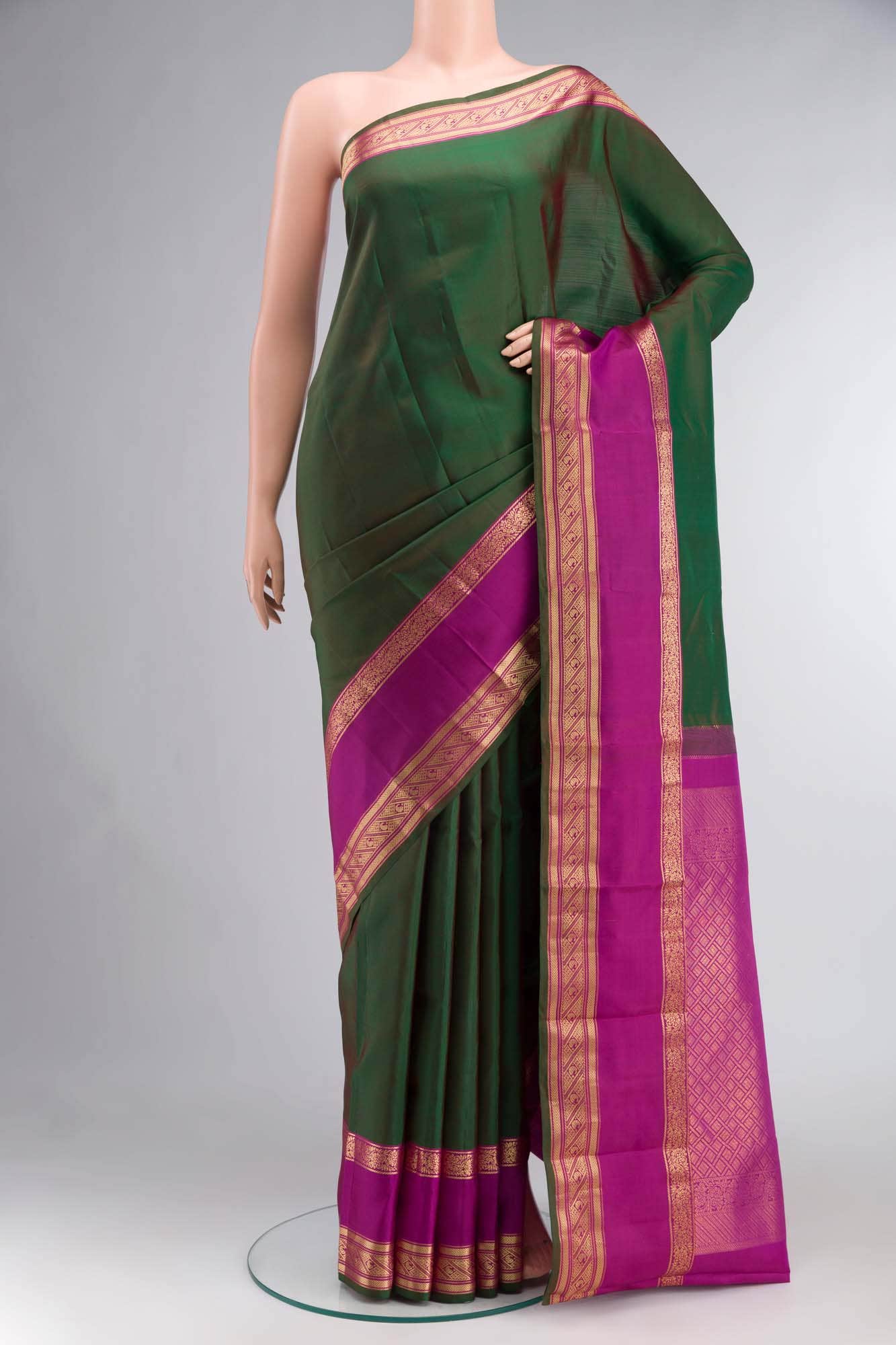 Green Kanchipuram Silk Saree