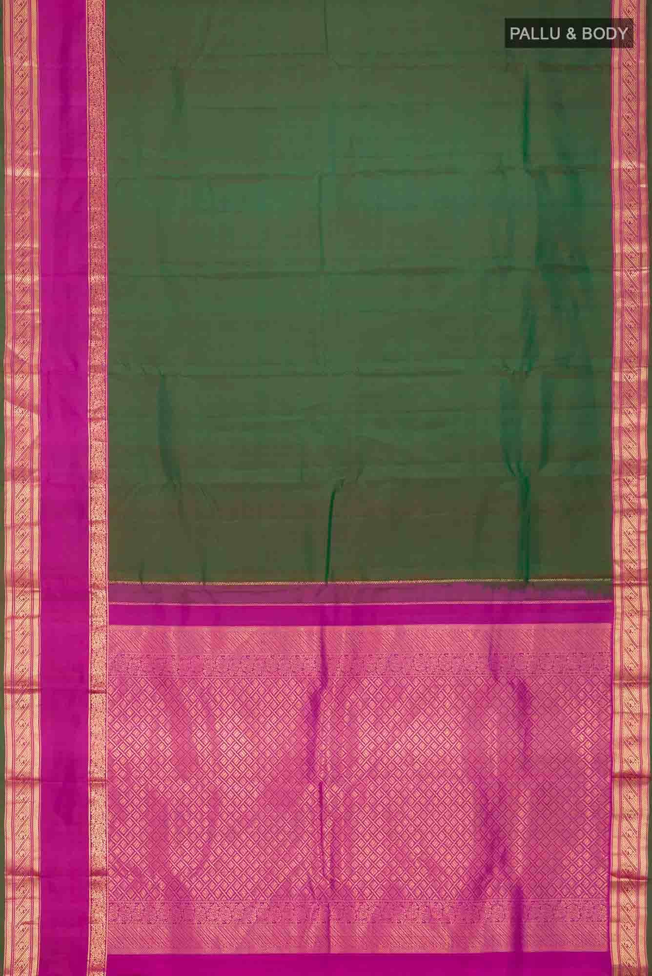 Green Kanchipuram Silk Saree