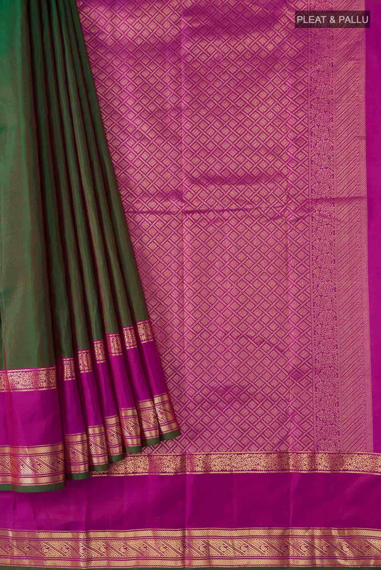 Green Kanchipuram Silk Saree