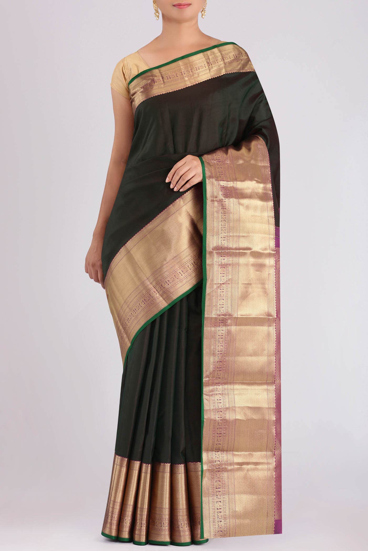 Green Kanchipuram Silk Saree