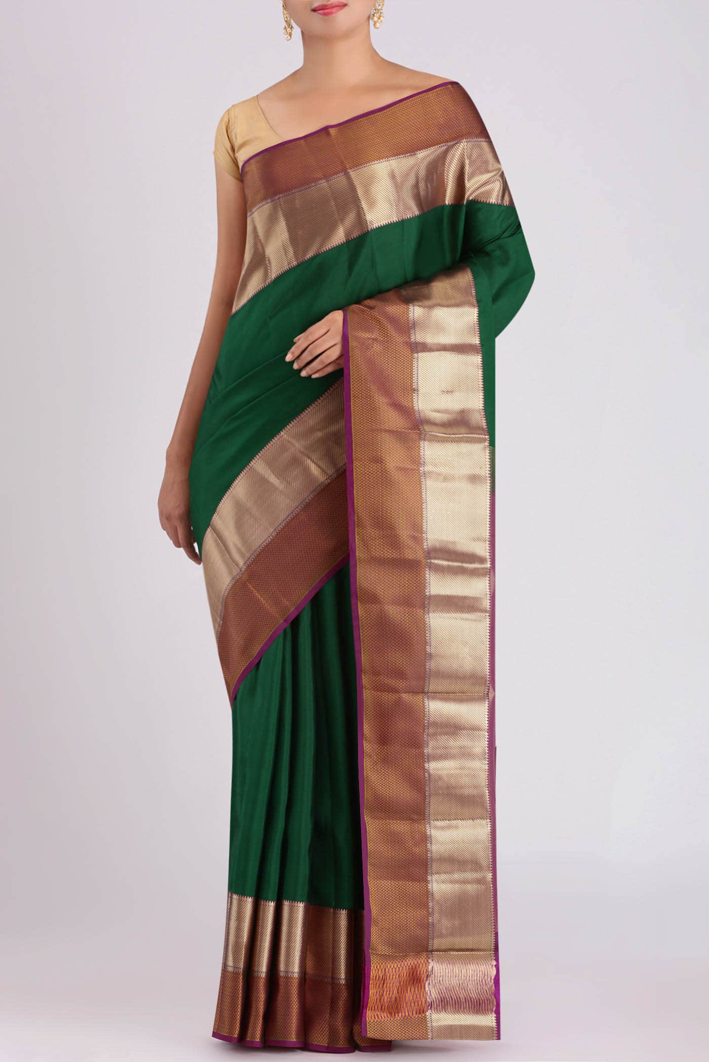 Green Kanchipuram Silk Saree
