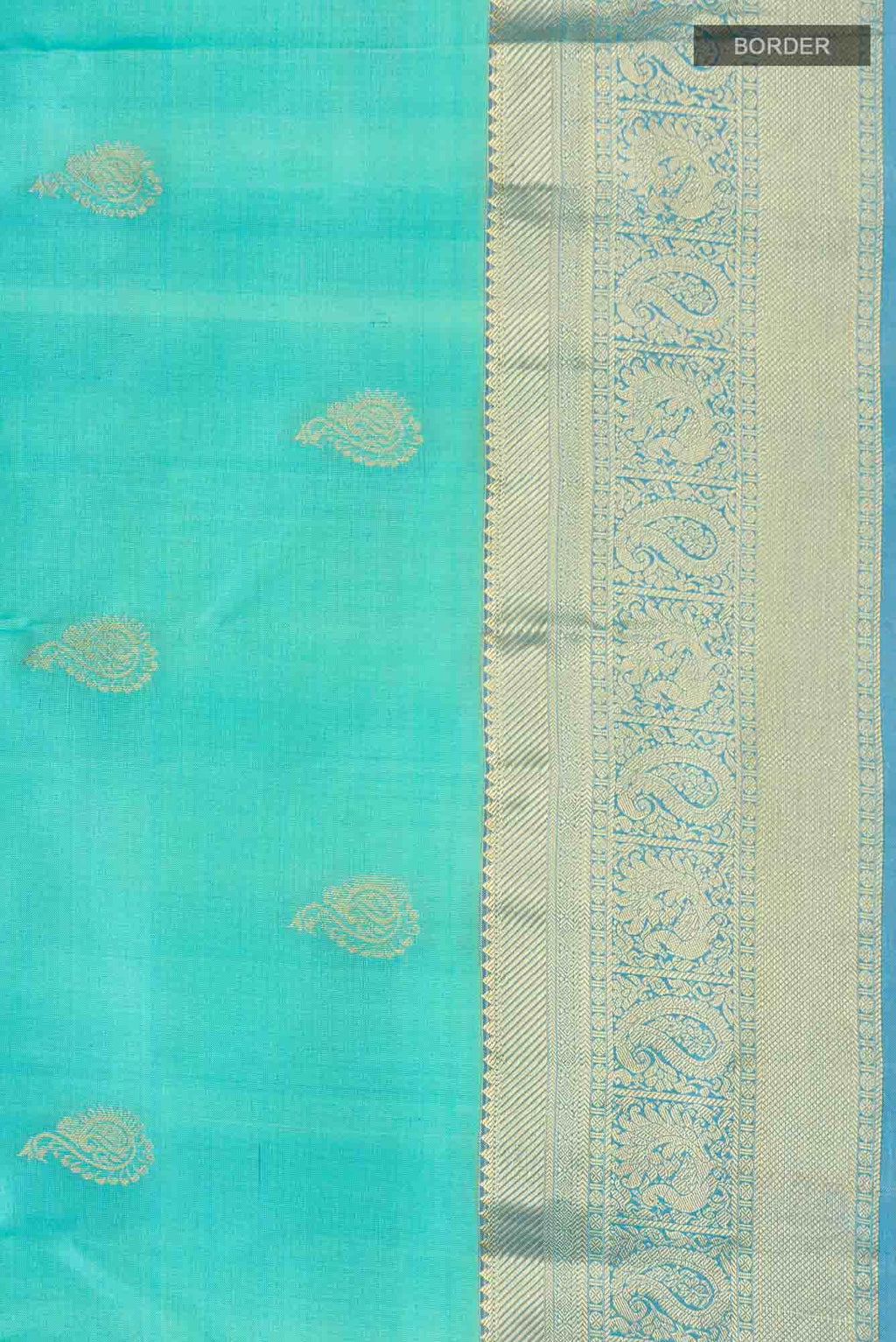 Blue Kanchipuram Silk Saree