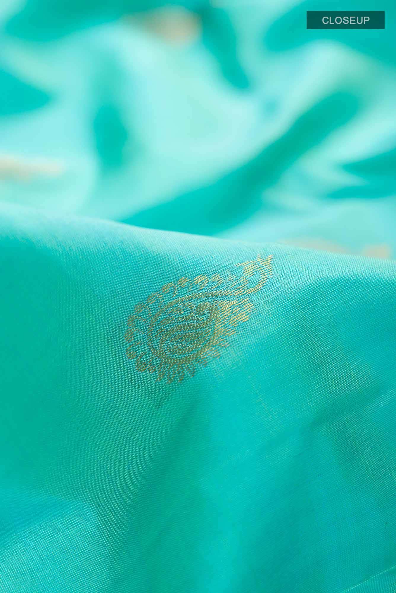 Blue Kanchipuram Silk Saree