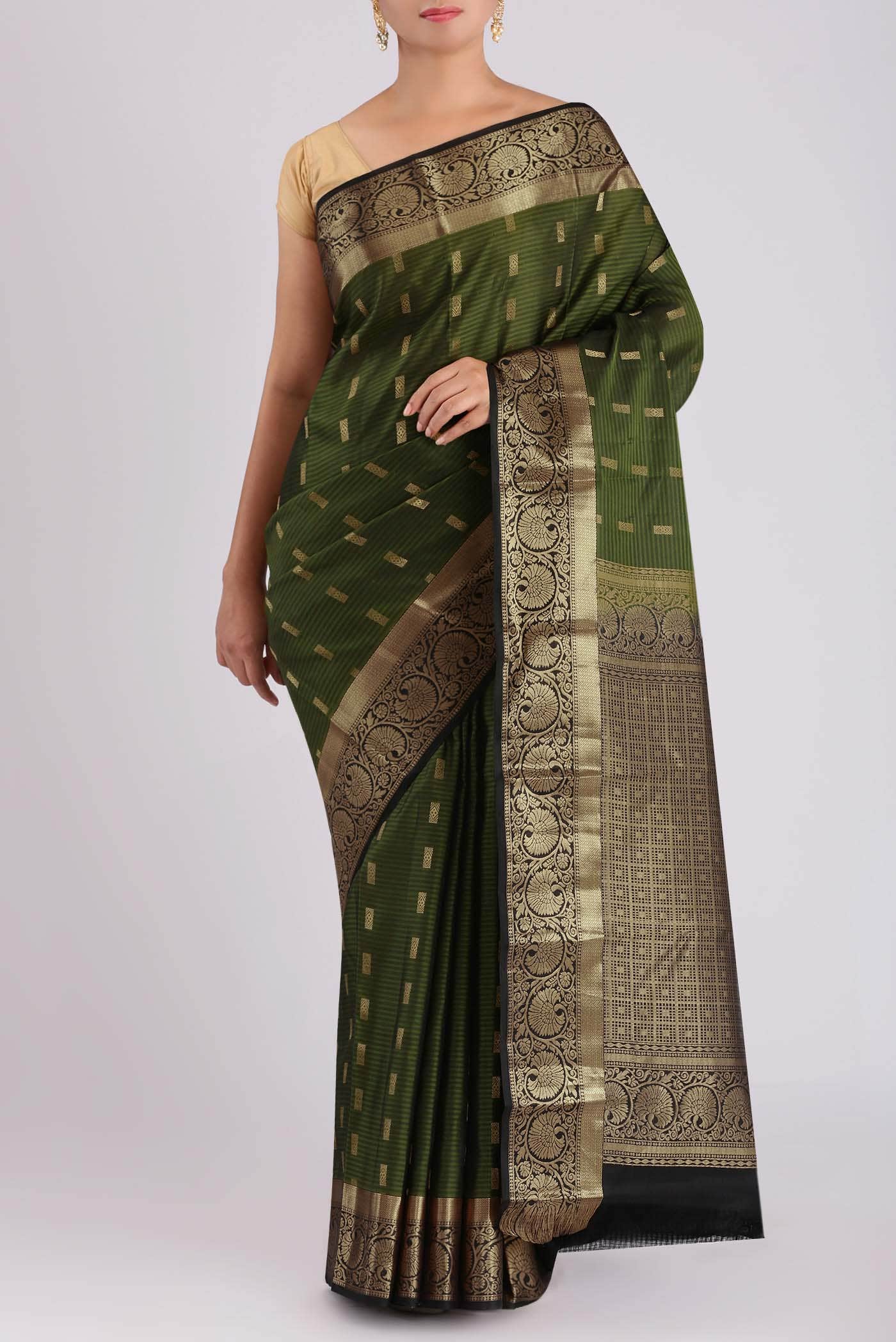 Green Kanchipuram Silk Saree