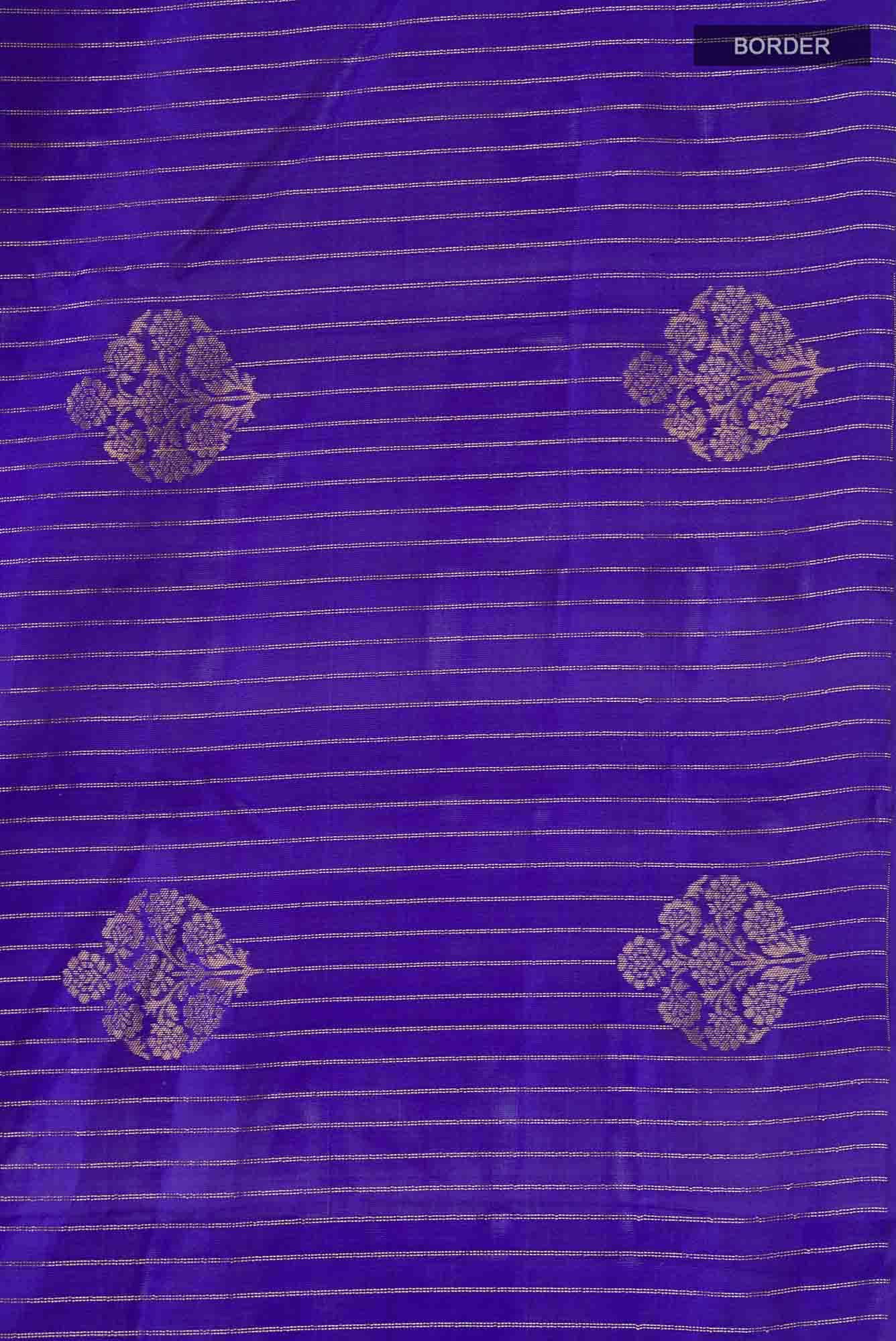 Blue Kanchipuram Silk Saree