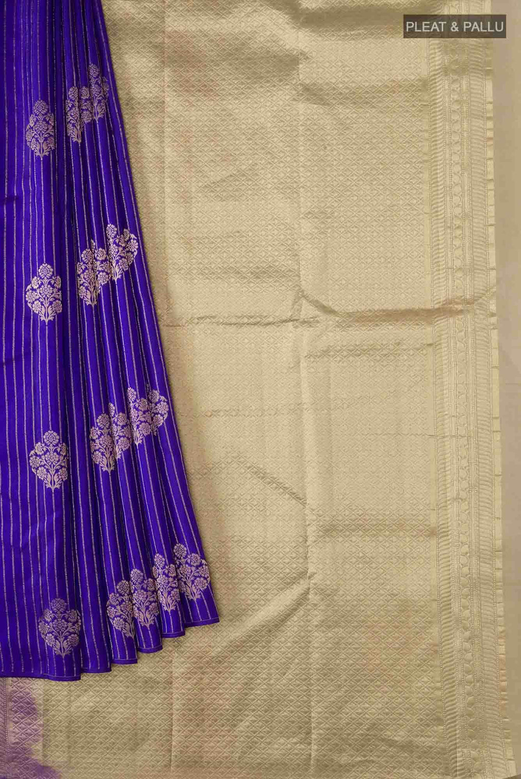 Blue Kanchipuram Silk Saree